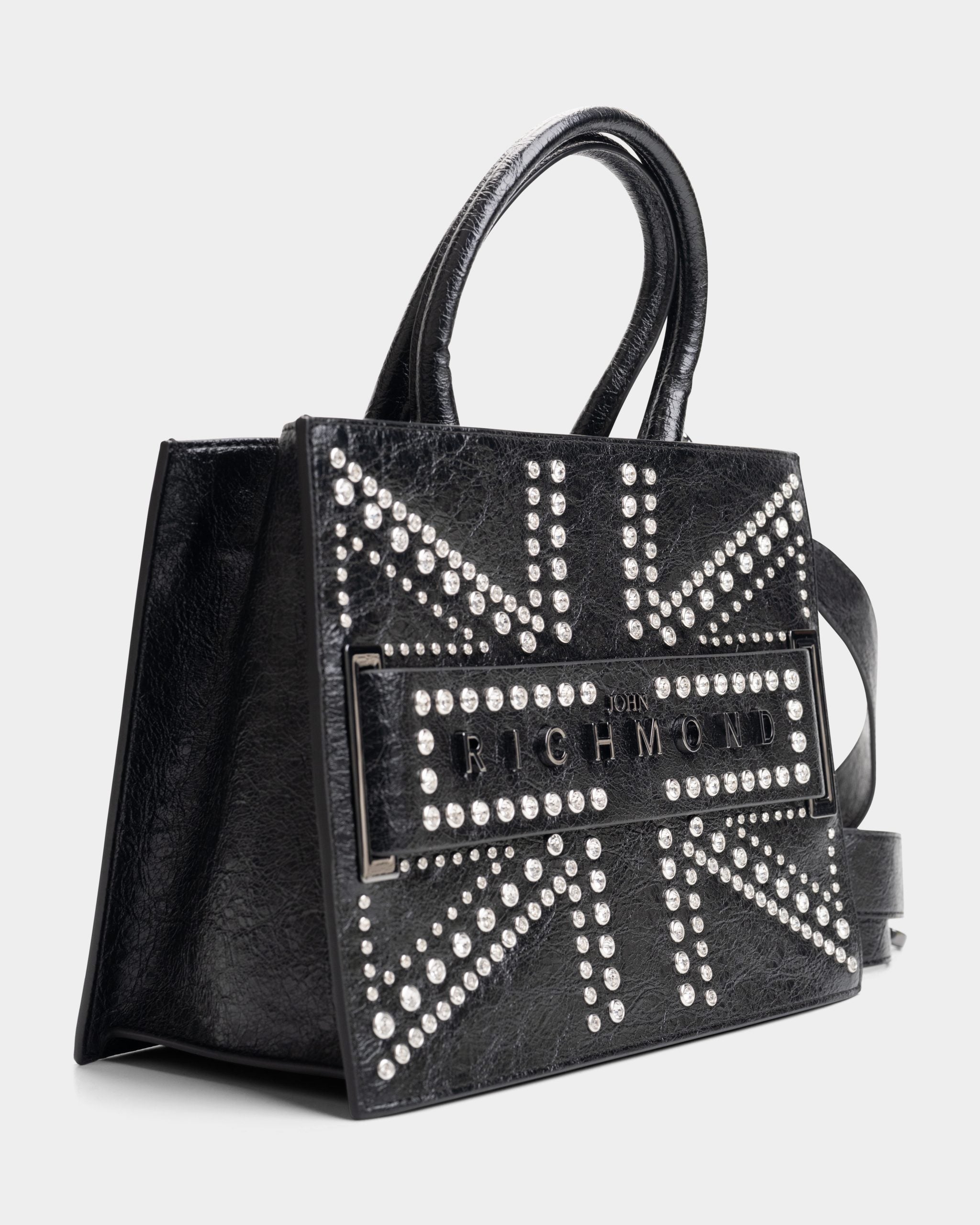 John Richmond Gorwana Tote Bag | RWA25230BOAPX-Black