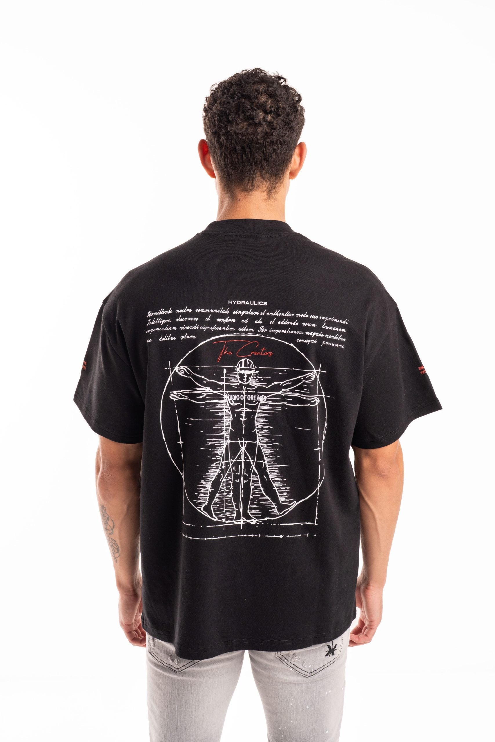Hydraulics Golden Ratio Oversized Fit T-Shirt Black