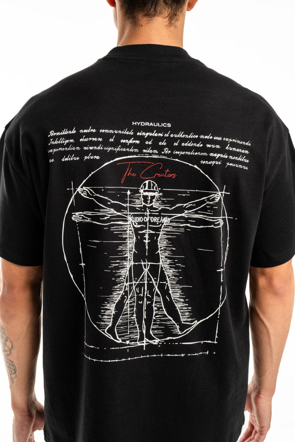 Hydraulics Golden Ratio Oversized Fit T-Shirt Black