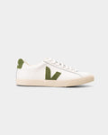Veja Ladies Esplar Logo Leather Sneaker EO0203881A Extra White Kiwi