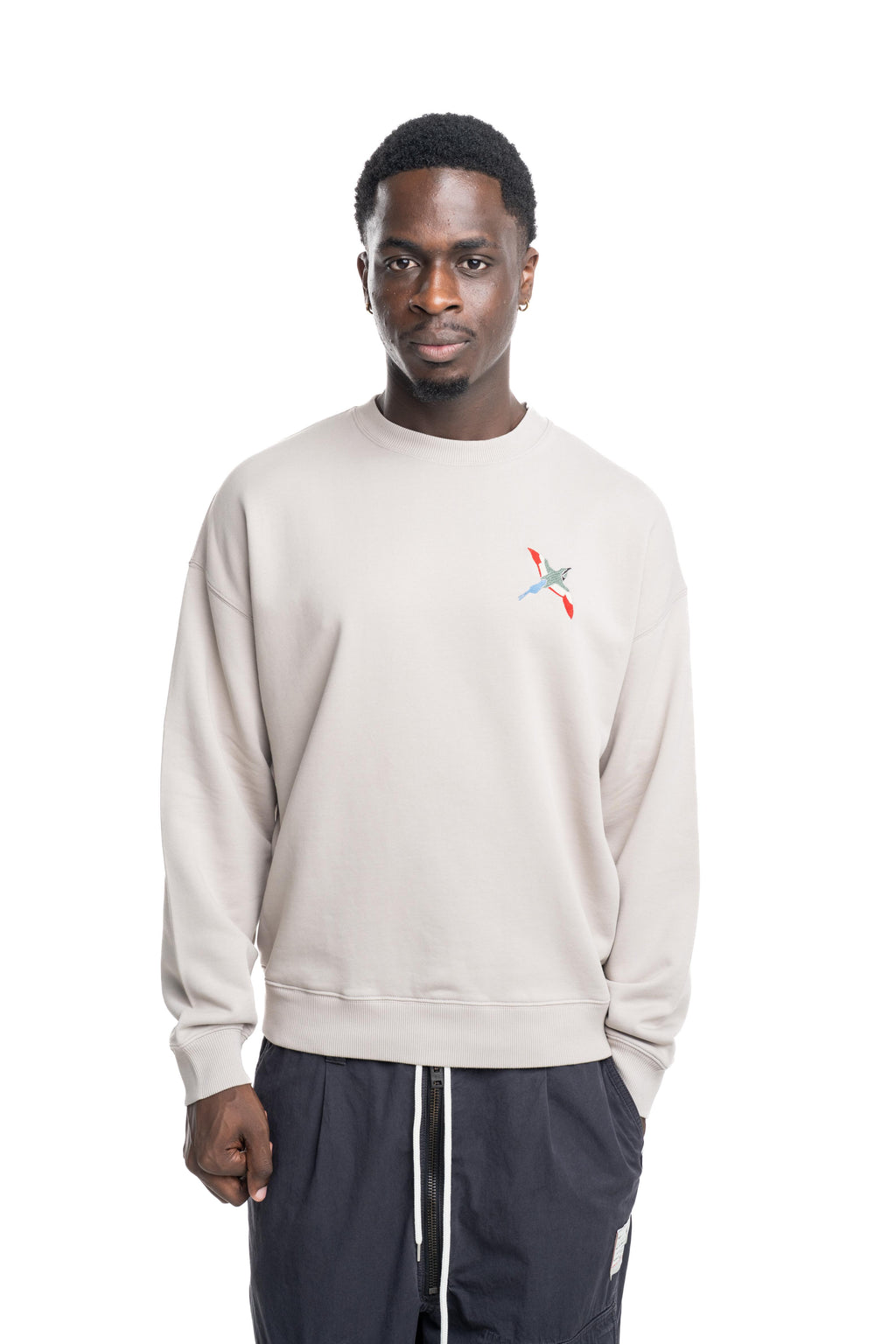 Axel Arigato Men's Micro Bee Bird Sweater | A345700-Stone