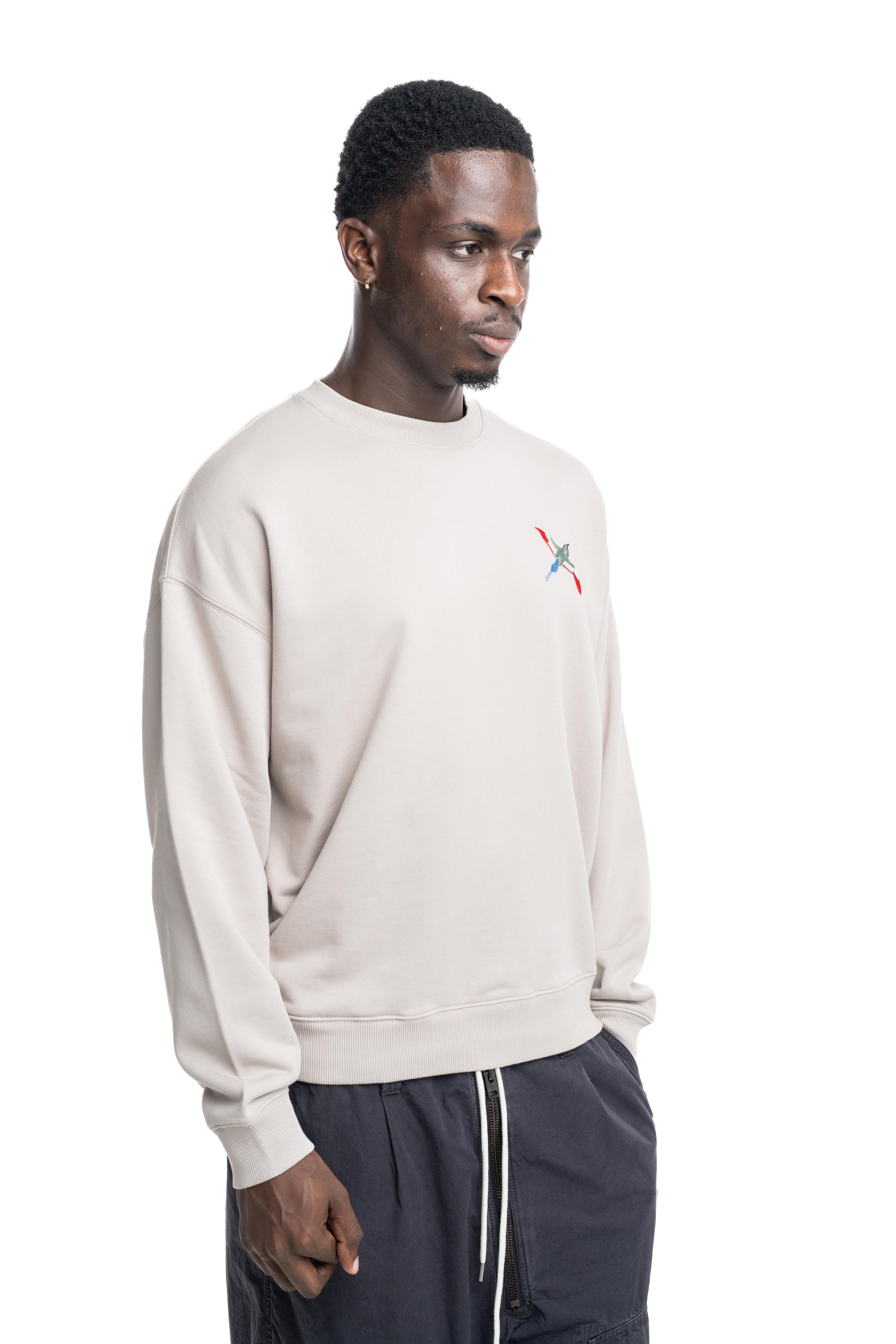 Axel Arigato Men's Micro Bee Bird Sweater | A345700-Stone