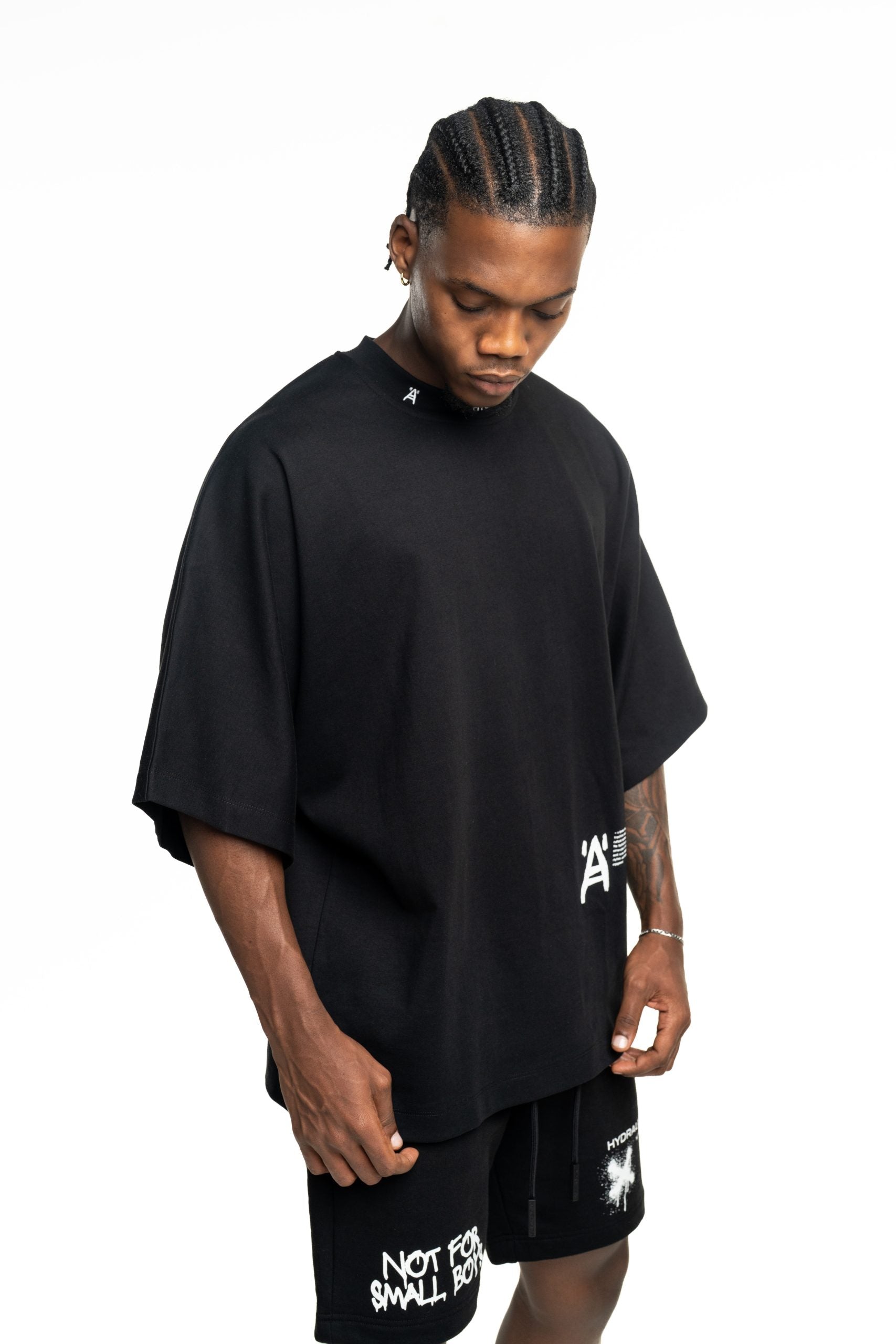 Hydraulics x Anywhere In Your City Super Oversized Tee Black
