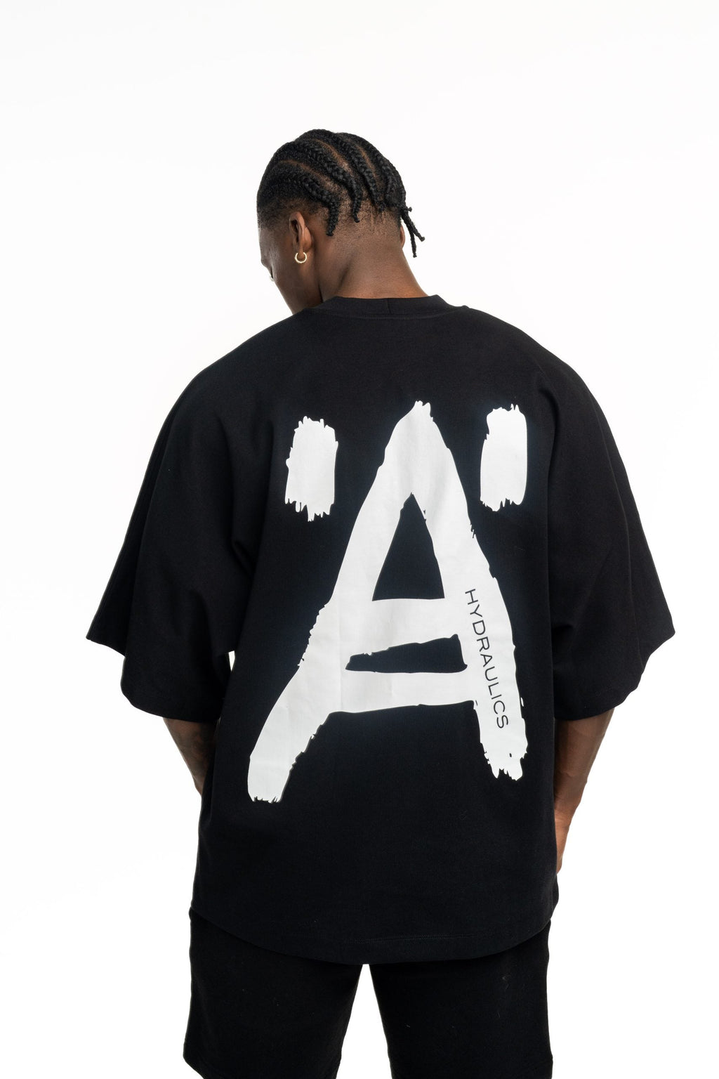 Hydraulics x Anywhere In Your City Super Oversized Tee Black