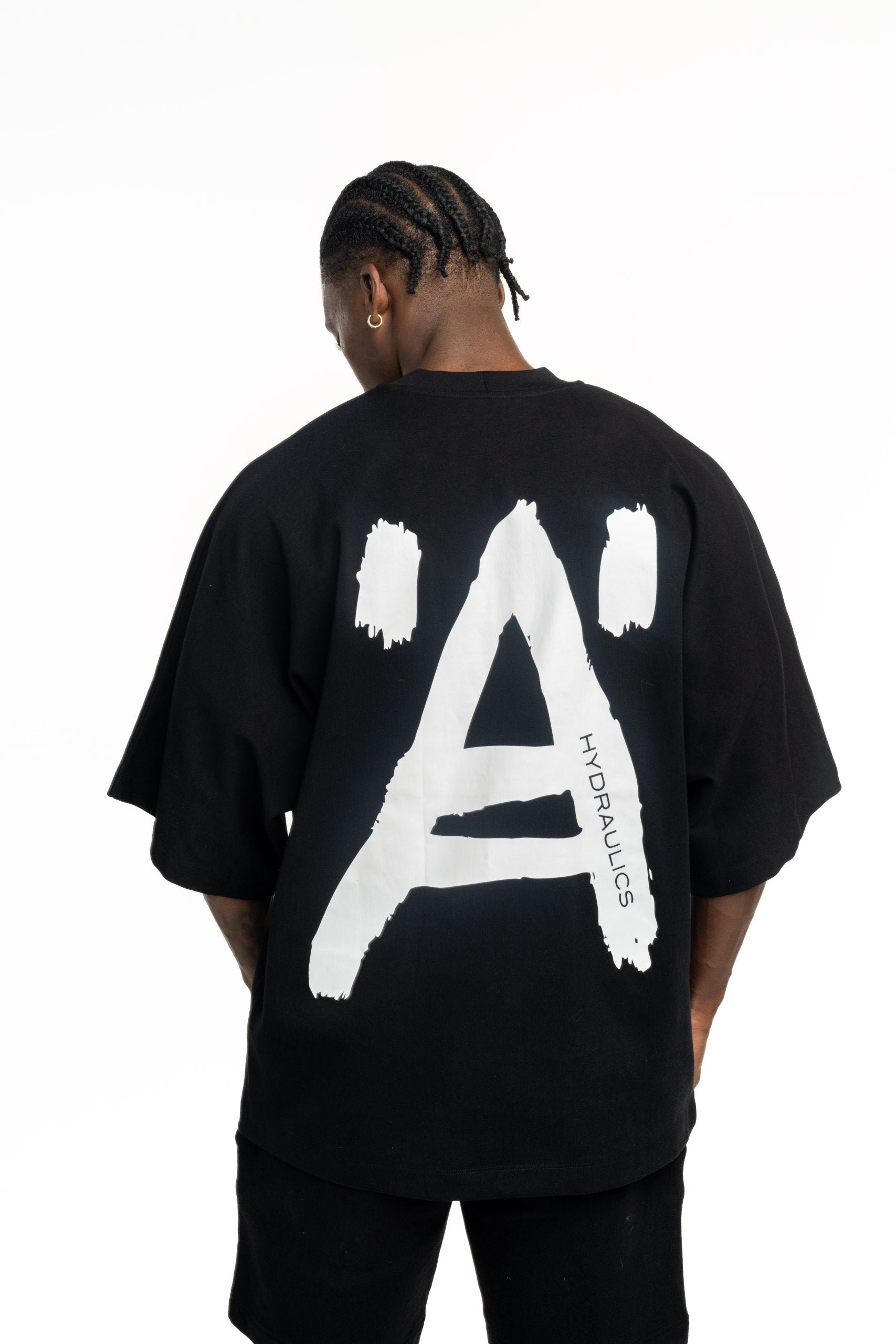 Hydraulics x Anywhere In Your City Super Oversized Tee Black