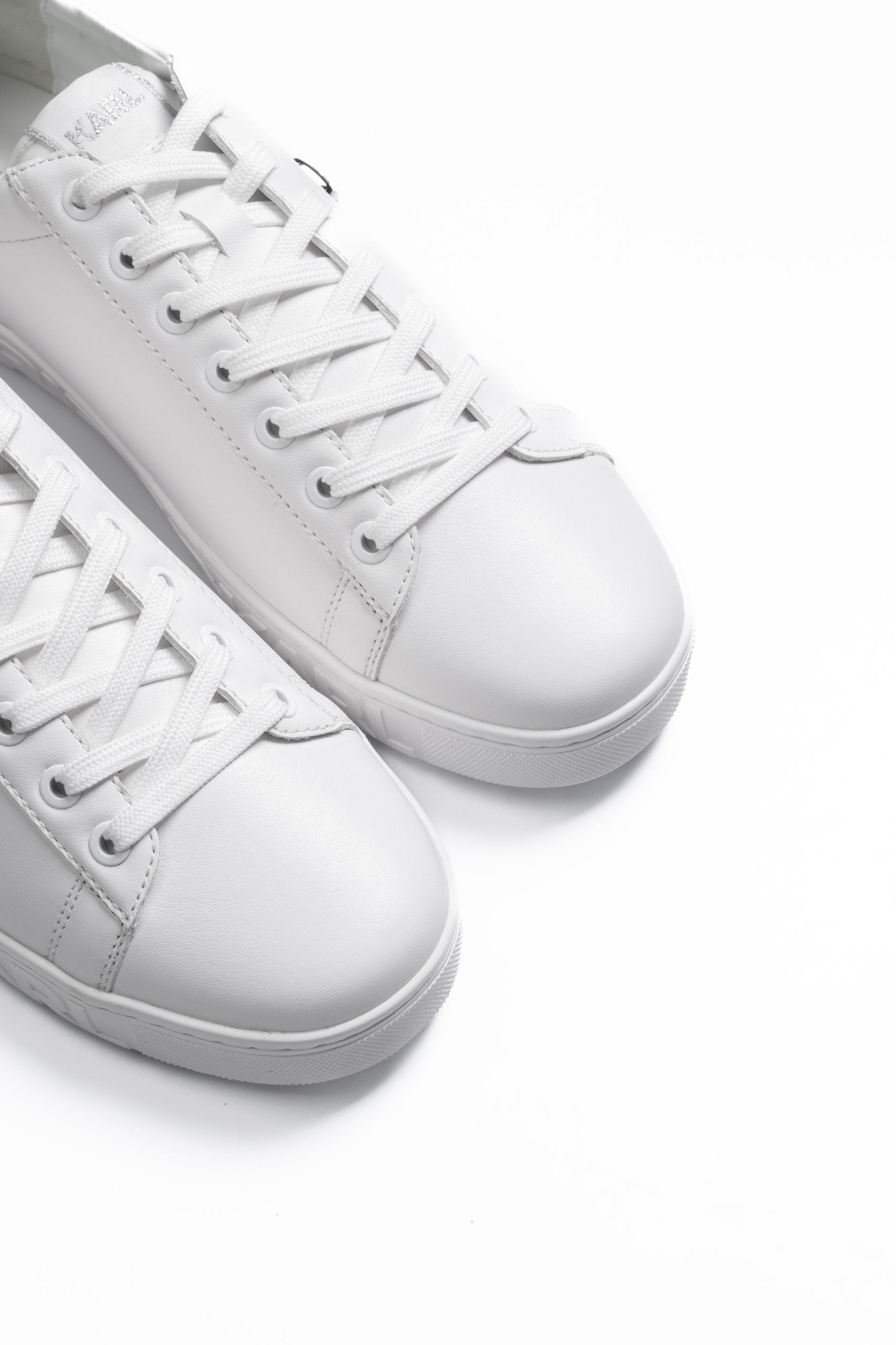 (Core) Karl Lagerfeld Men's Kupsole III NFT Pin Lo Lace White Lthr/Mono | KL95326-01W