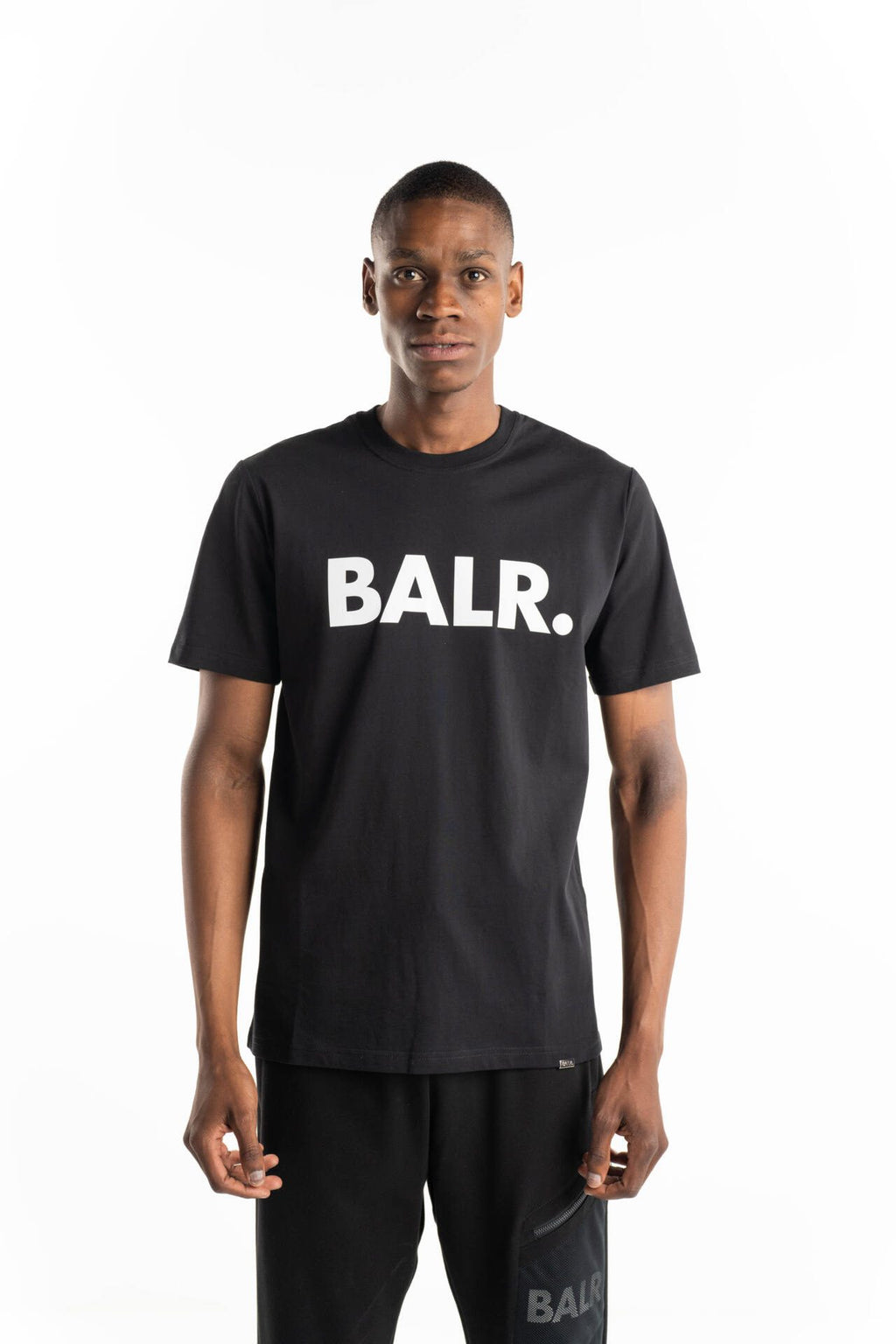 (Core) BALR Men's Brand Straight T Shirt | B1112.1048-Jet Black