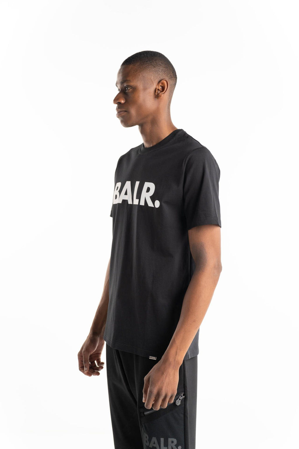 (Core) BALR Men's Brand Straight T Shirt | B1112.1048-Jet Black