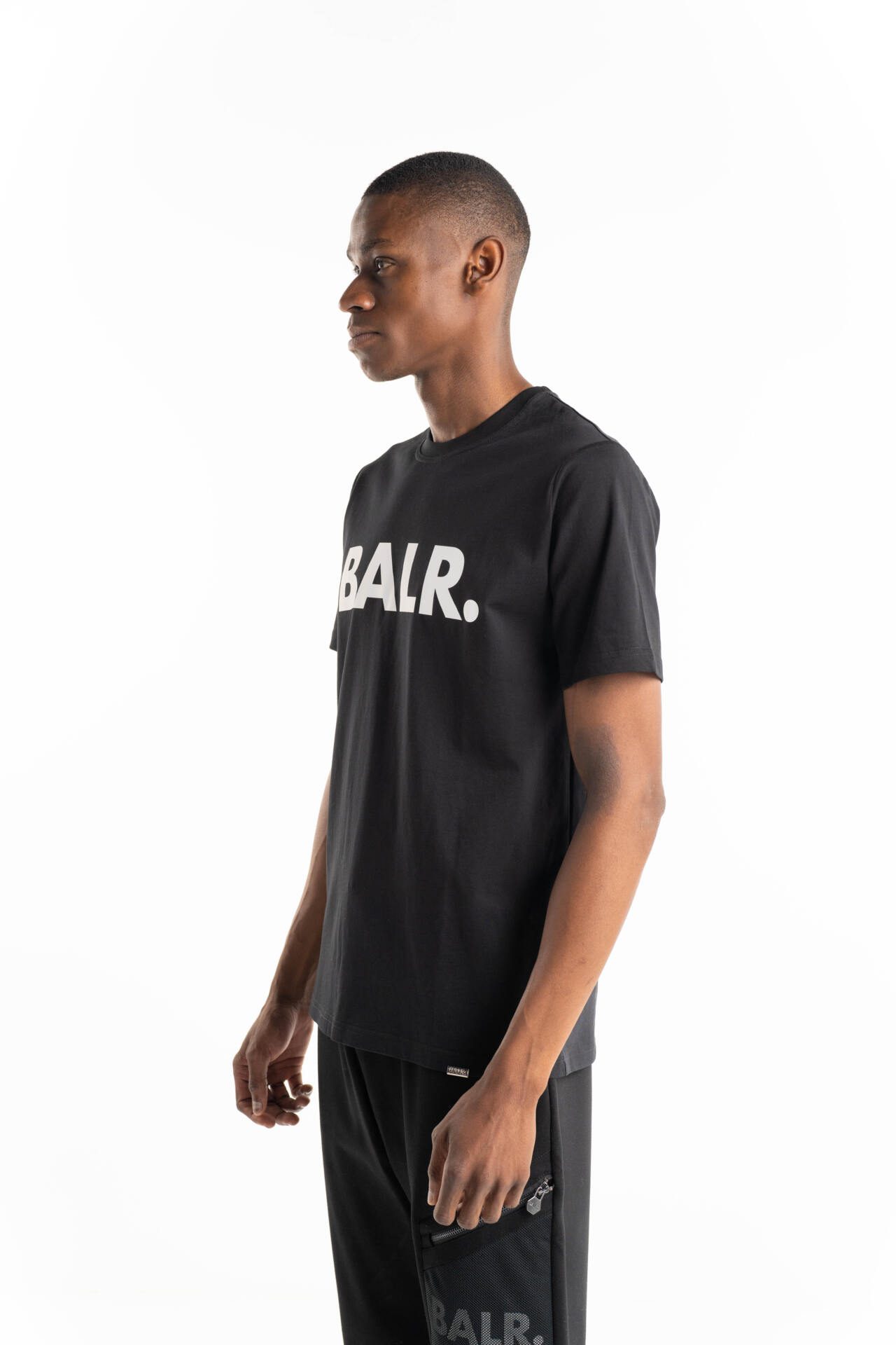 (Core) BALR Men's Brand Straight T Shirt | B1112.1048-Jet Black