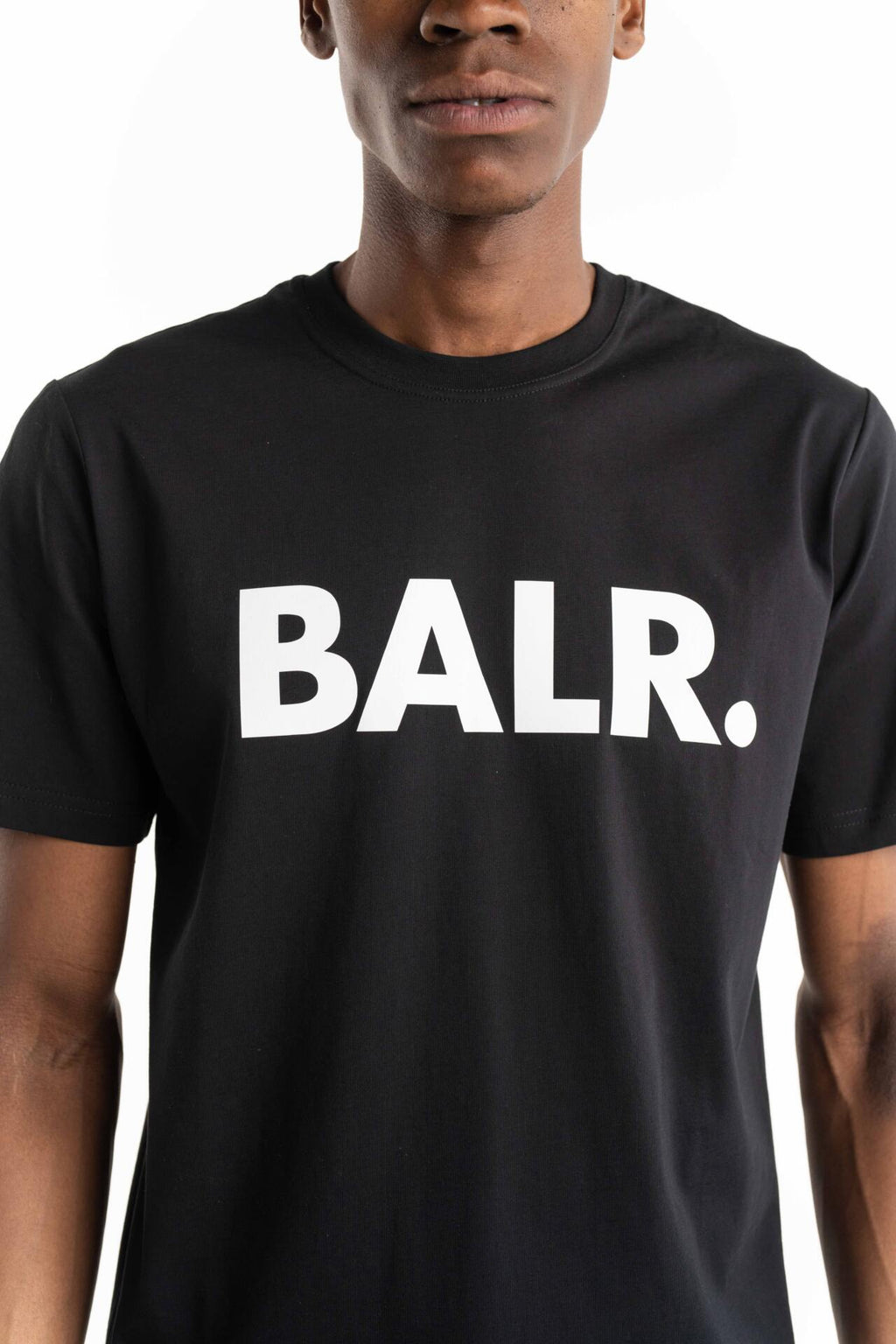 (Core) BALR Men's Brand Straight T Shirt | B1112.1048-Jet Black