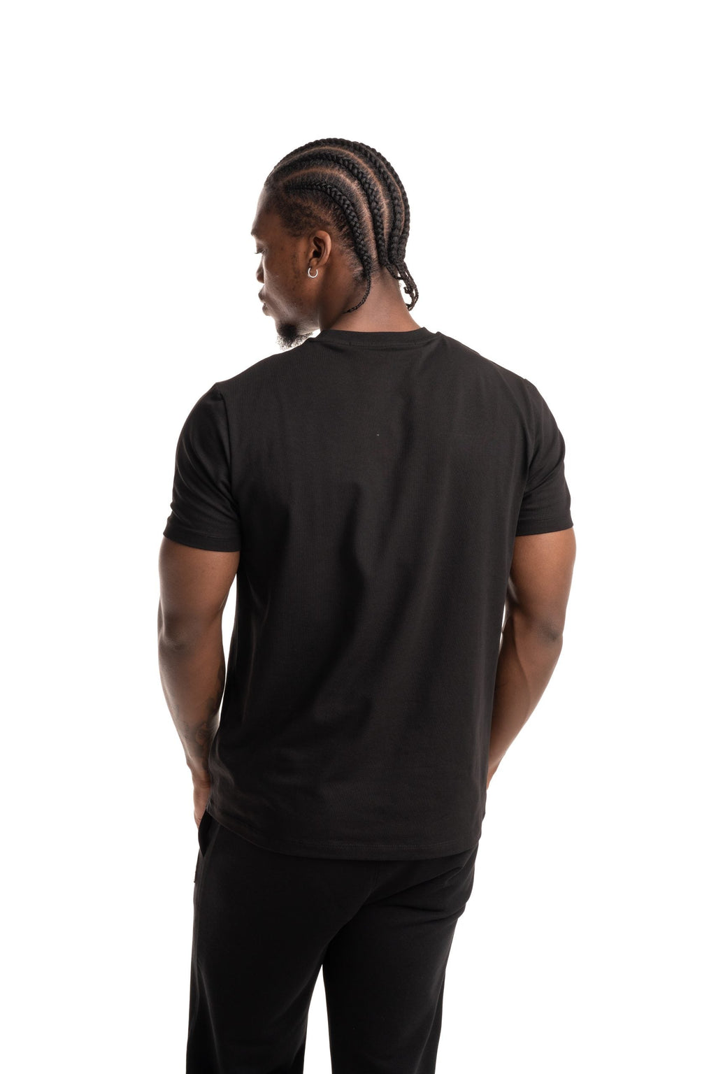 (Core) Karl Lagerfeld Mens Crewneck T Shirt Black | 755780500235-990