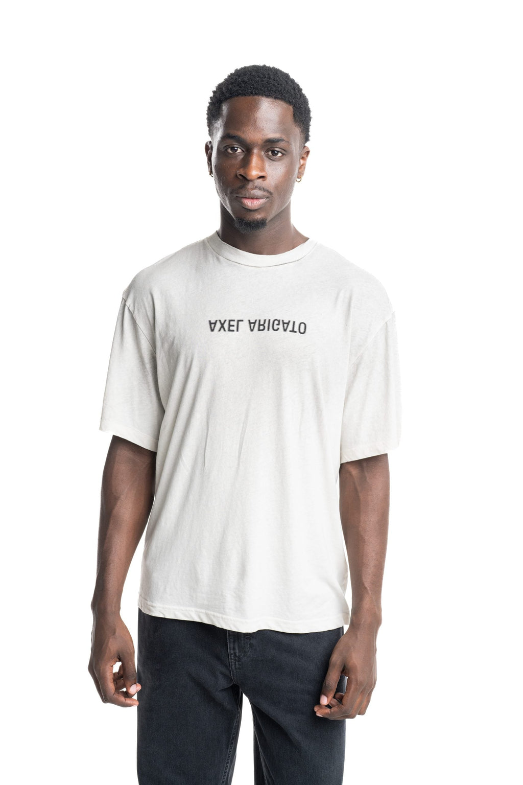 Axel Arigato Men's Distort Light T Shirt White | A3543002-White