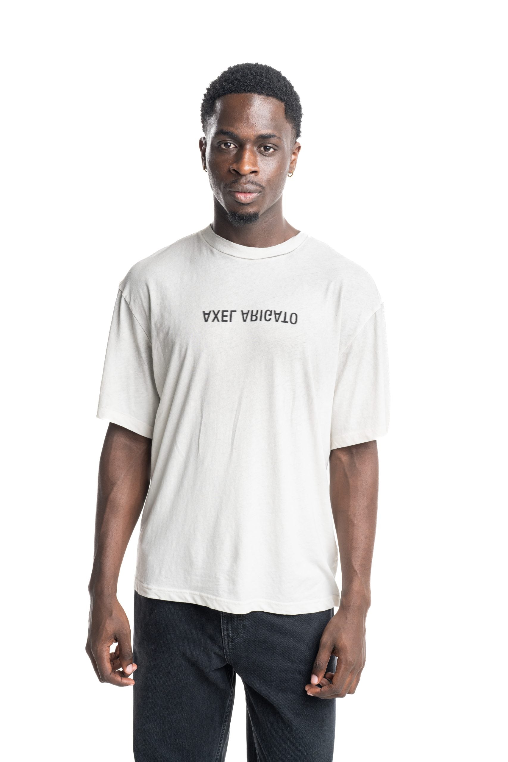 Axel Arigato Men's Distort Light T Shirt White | A3543002-White