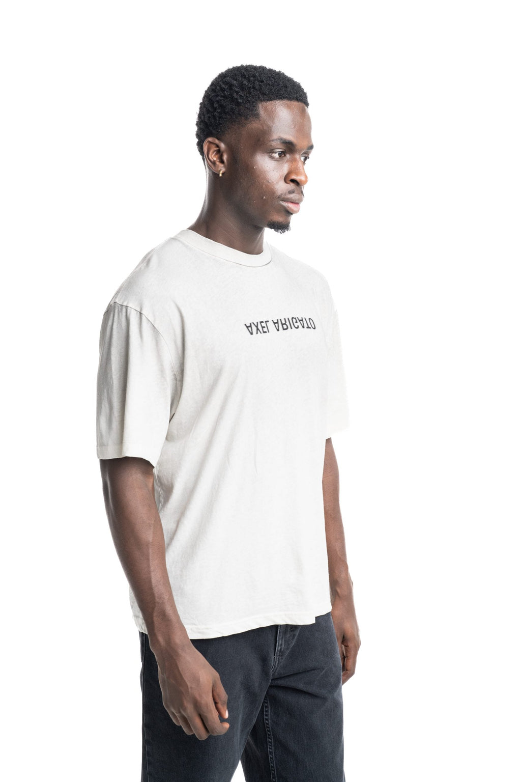 Axel Arigato Men's Distort Light T Shirt White | A3543002-White