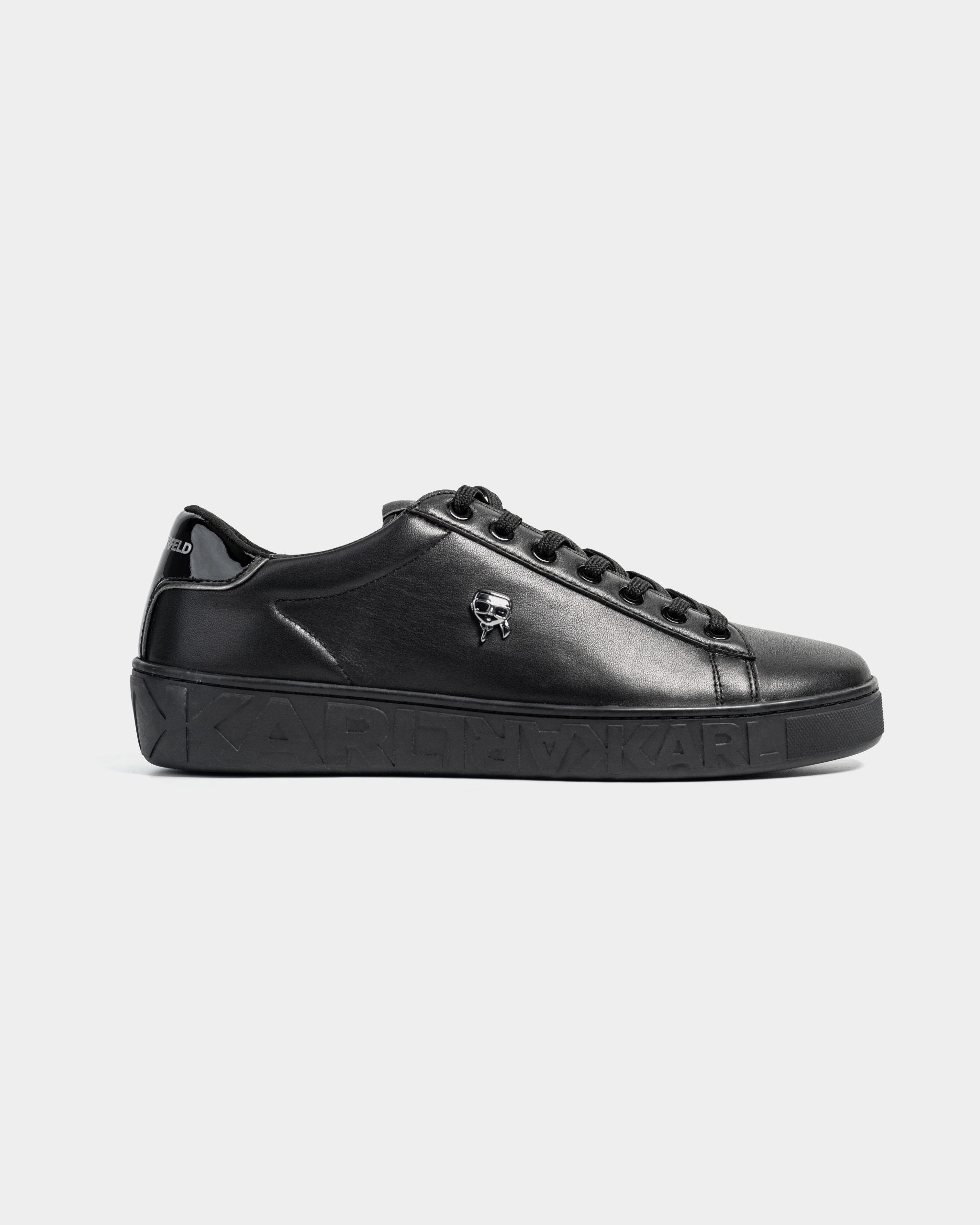 (Core) Karl Lagerfeld Men's Kupsole III NFT Pin Lo Lace Black Lthr/Mono | KL95326-00X