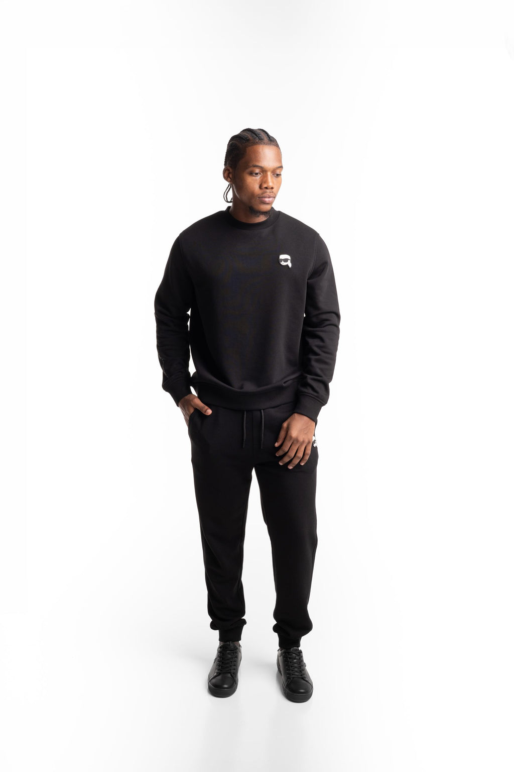 (Core)  Karl Lagerfeld Men's Sweatpants Black | 705713500900-990