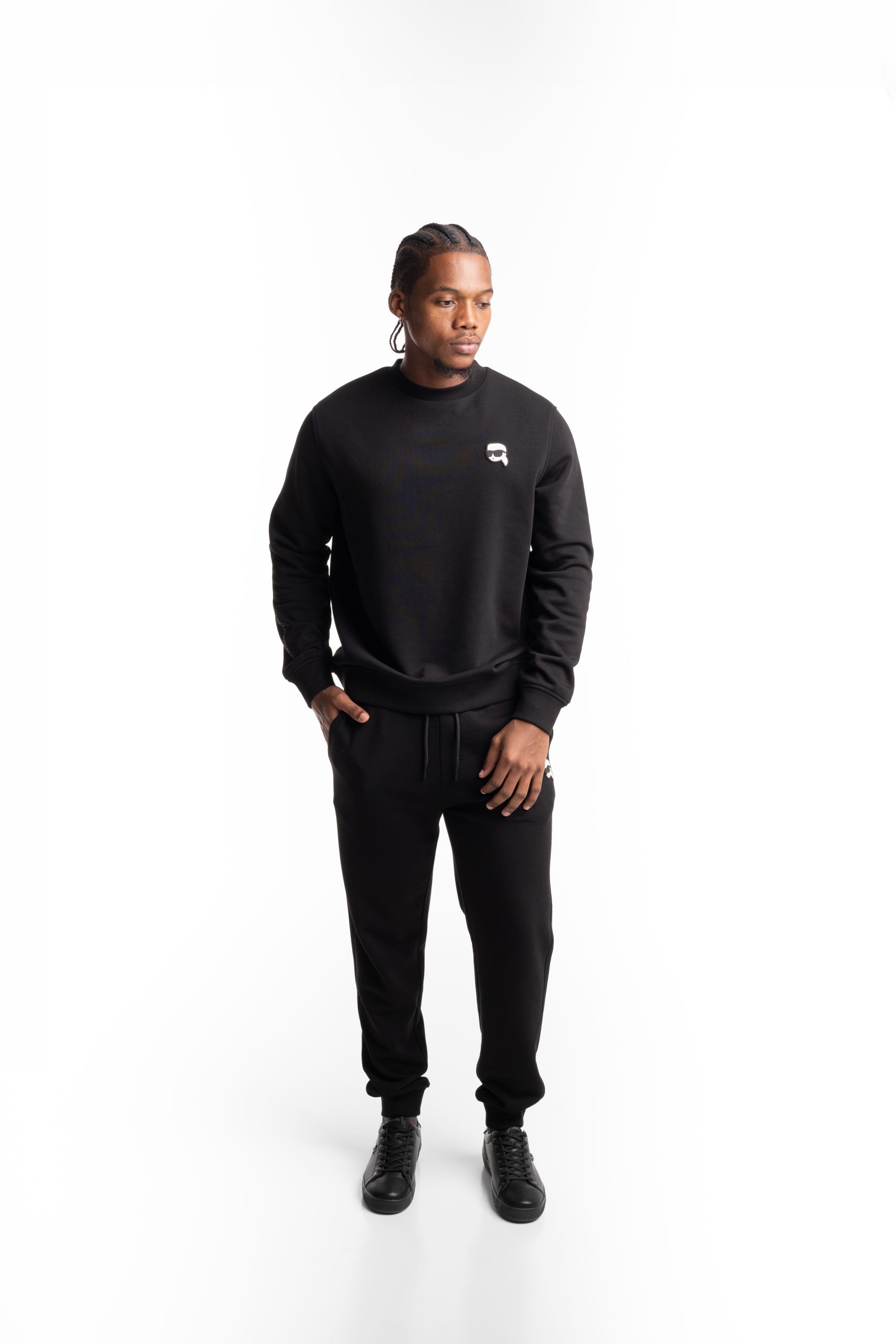 (Core)  Karl Lagerfeld Men's Sweatpants Black | 705713500900-990