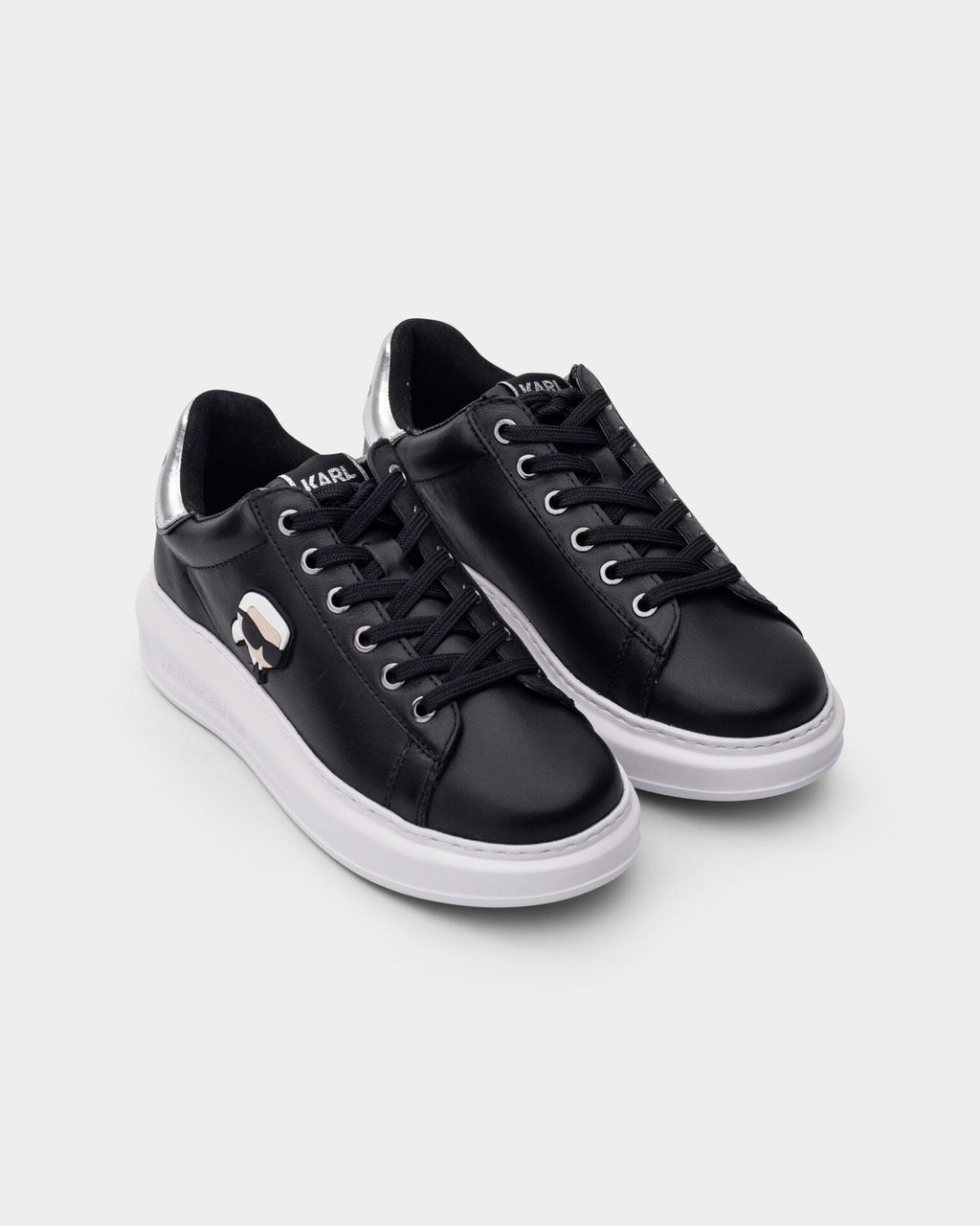 (Core) Karl Lagerfeld Ladies Kapri NFT Lo Lace Black Lthr KL62530N 000