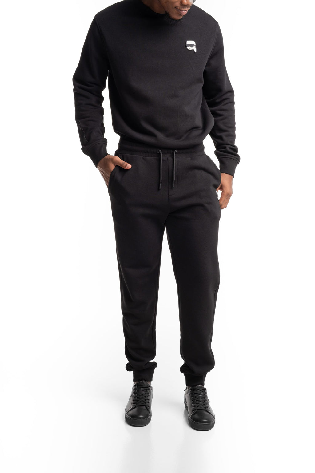 (Core)  Karl Lagerfeld Men's Sweatpants Black | 705713500900-990