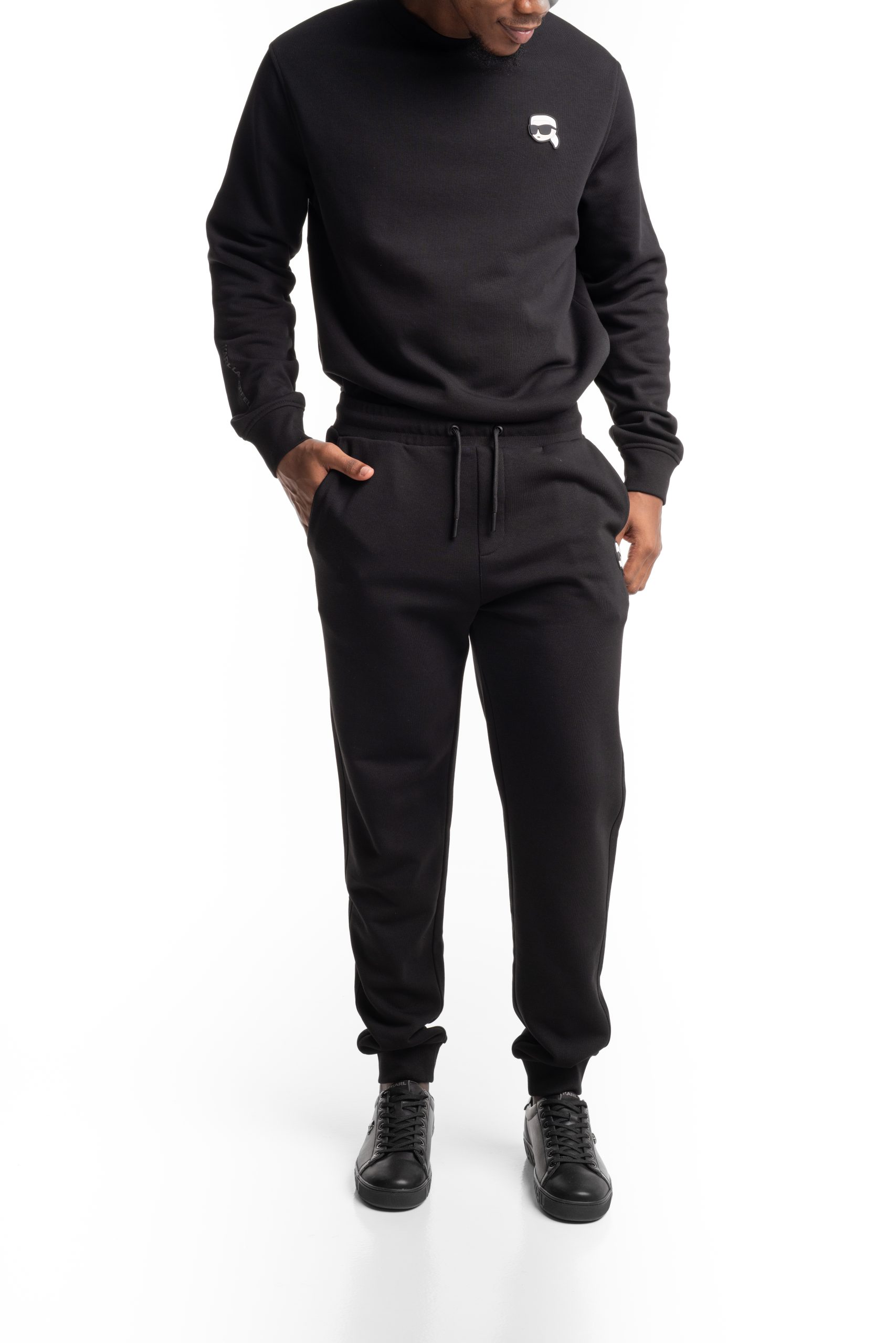 (Core)  Karl Lagerfeld Men's Sweatpants Black | 705713500900-990