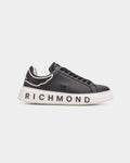 (Core) John Richmond Men's Shoes Leather Black/Black | 29102-CP-B