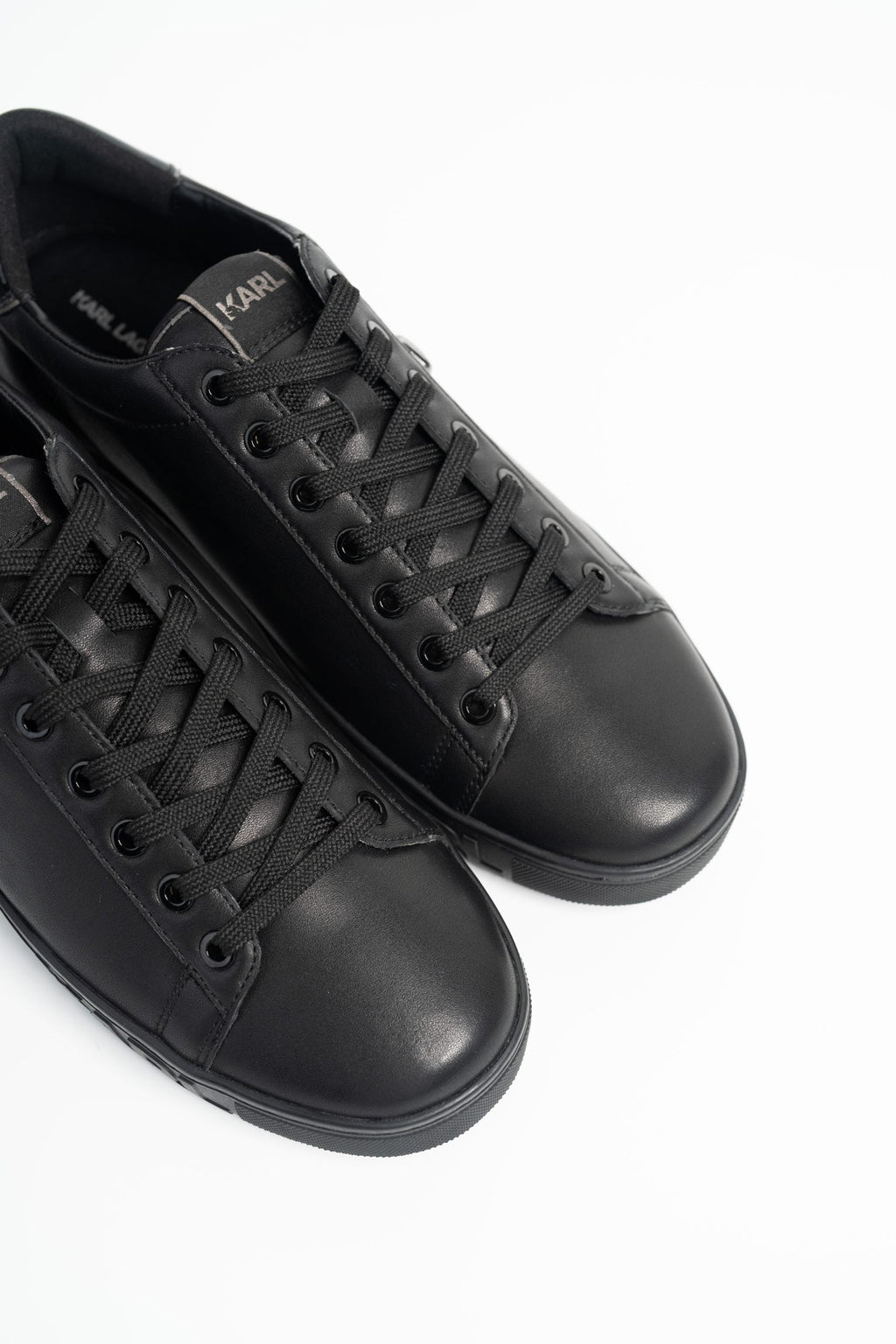 (Core) Karl Lagerfeld Men's Kupsole III NFT Pin Lo Lace Black Lthr/Mono | KL95326-00X
