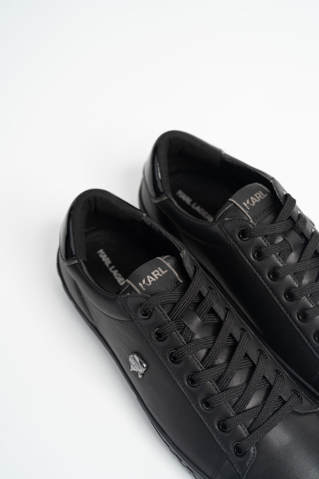 (Core) Karl Lagerfeld Men's Kupsole III NFT Pin Lo Lace Black Lthr/Mono | KL95326-00X