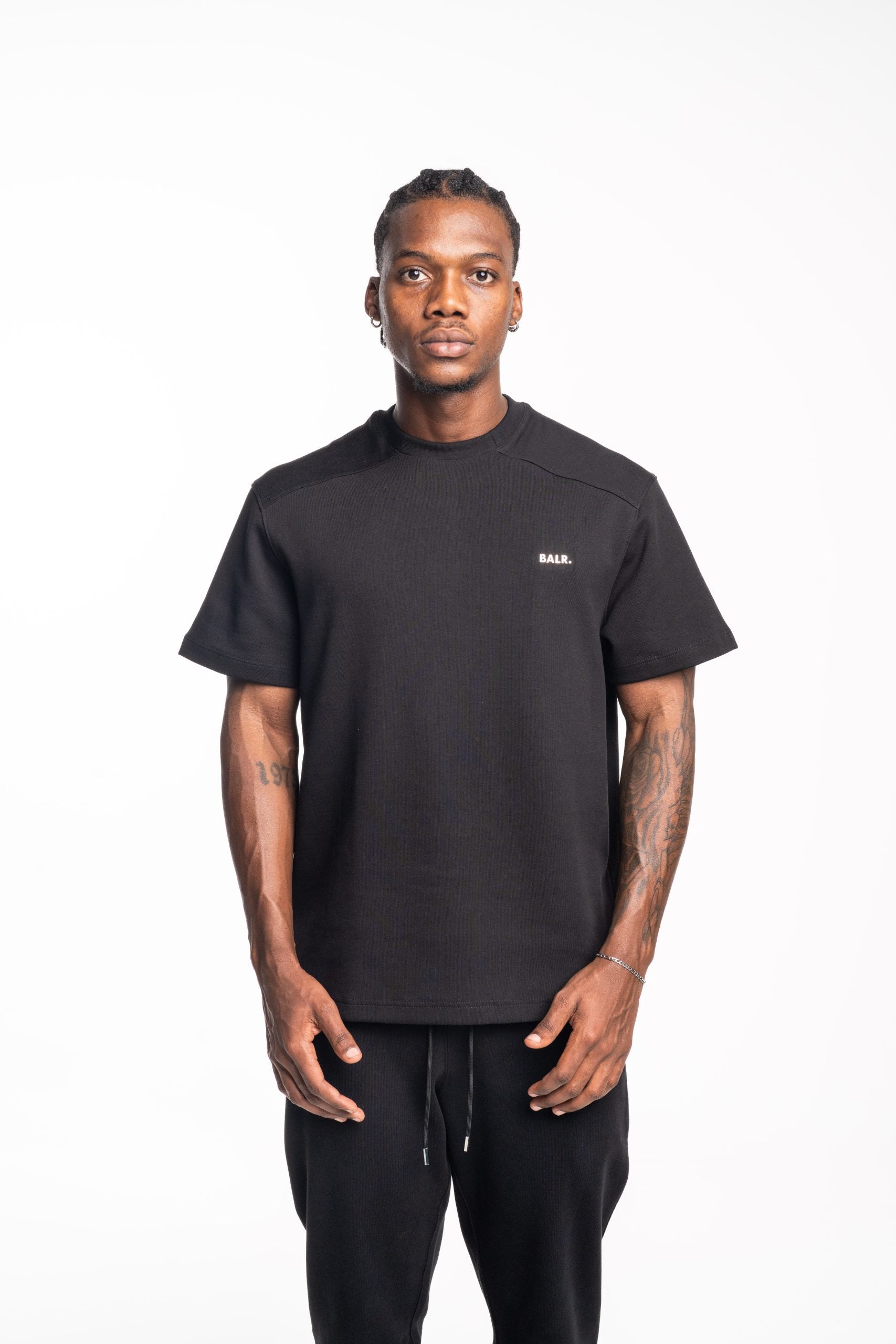 (Core) BALR Men's Q Series T Shirt | B1112.1324-Jet Black