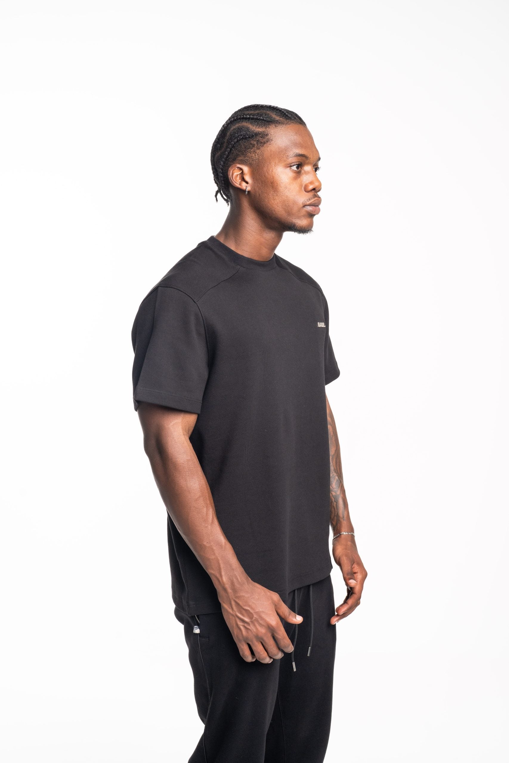 (Core) BALR Men's Q Series T Shirt | B1112.1324-Jet Black