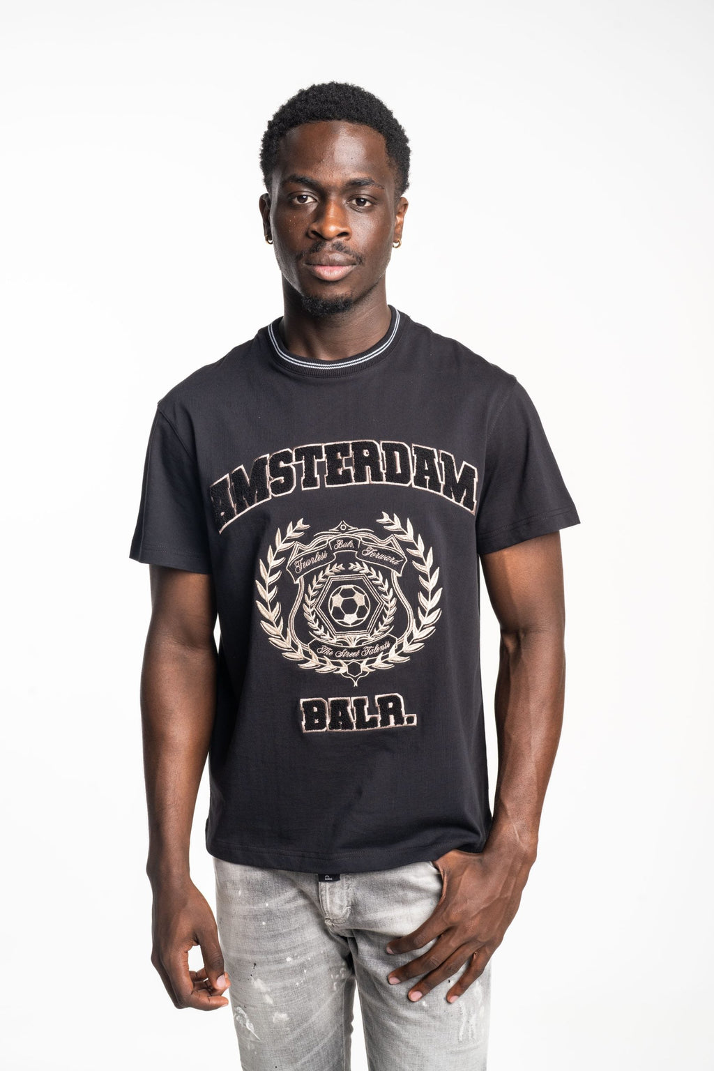 BALR Men's Nostalgia T Shirt | B1112.1335-Jet Black