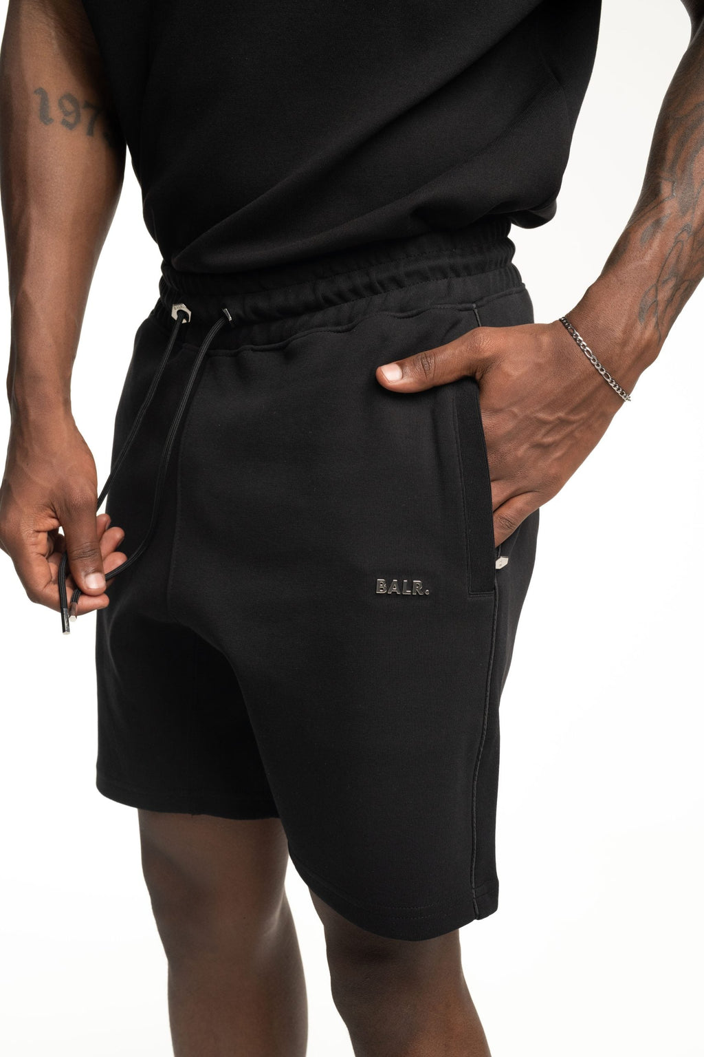 (Core) BALR Men's Q Series Shorts | B1433.1047-Jet Black