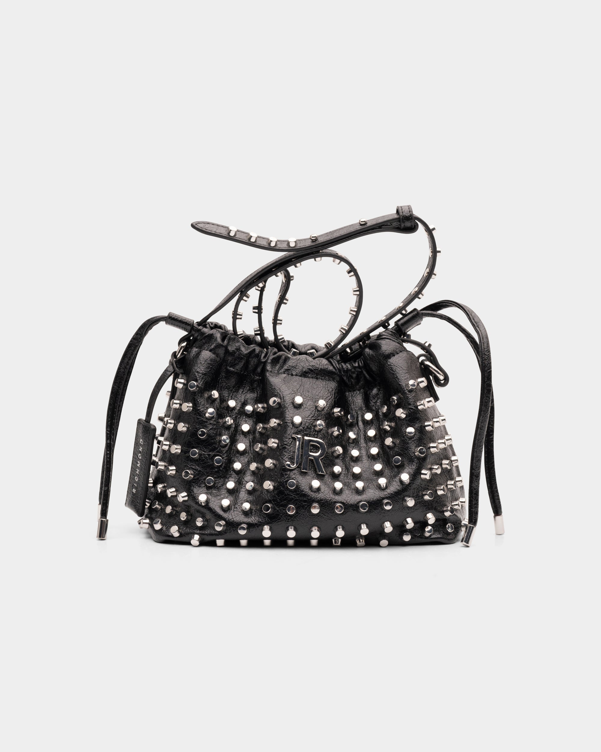 John Richmond Shanim Shoulder Bag | RWA25149BOAPX-Black/Silver
