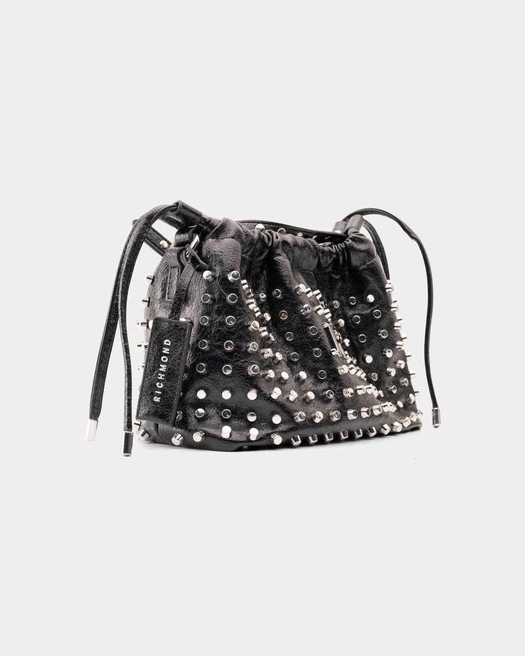John Richmond Shanim Shoulder Bag | RWA25149BOAPX-Black/Silver
