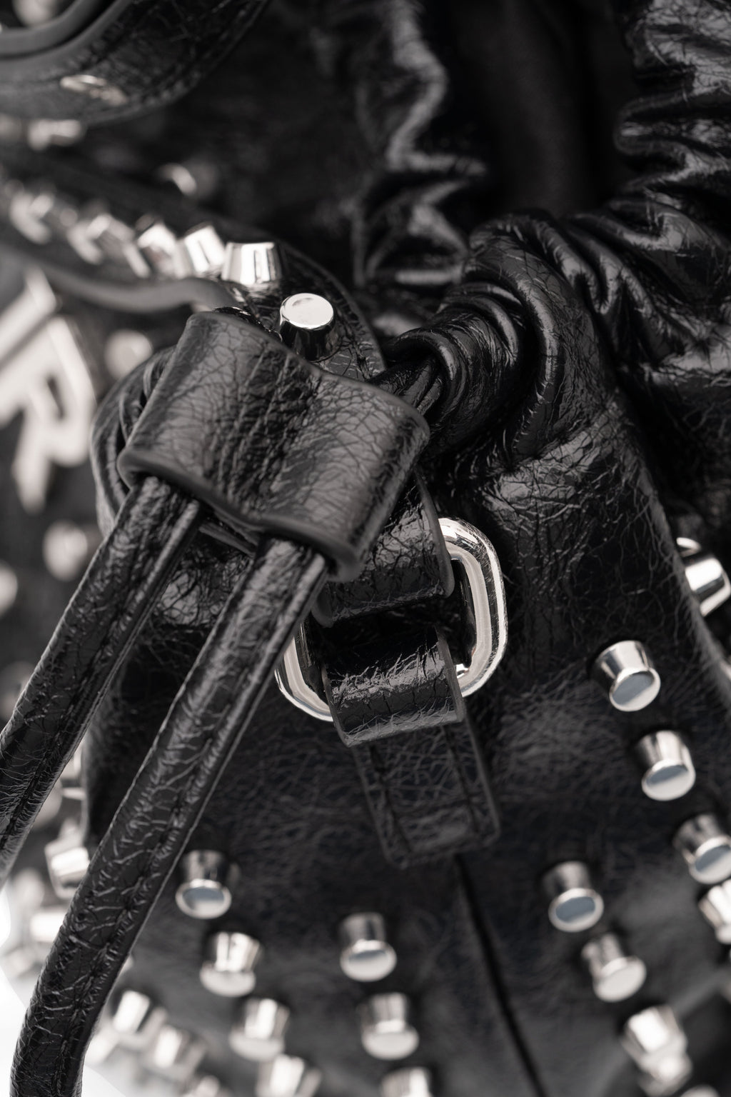John Richmond Shanim Shoulder Bag | RWA25149BOAPX-Black/Silver