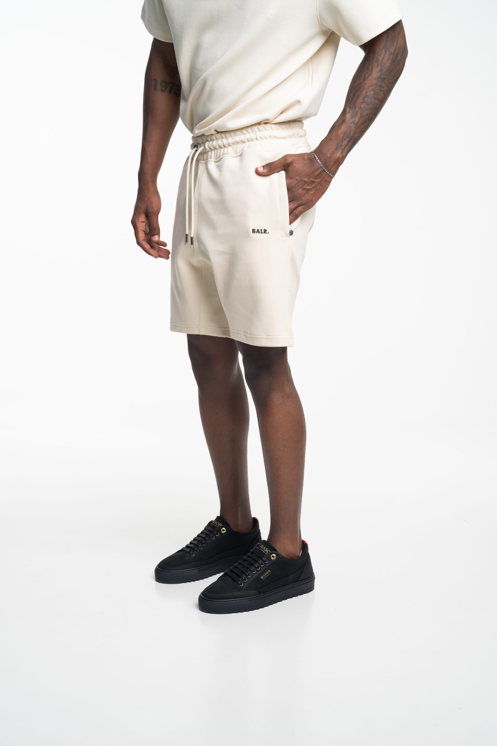 (Core) BALR Men's Q Series Shorts | B1433.1047-White Swan