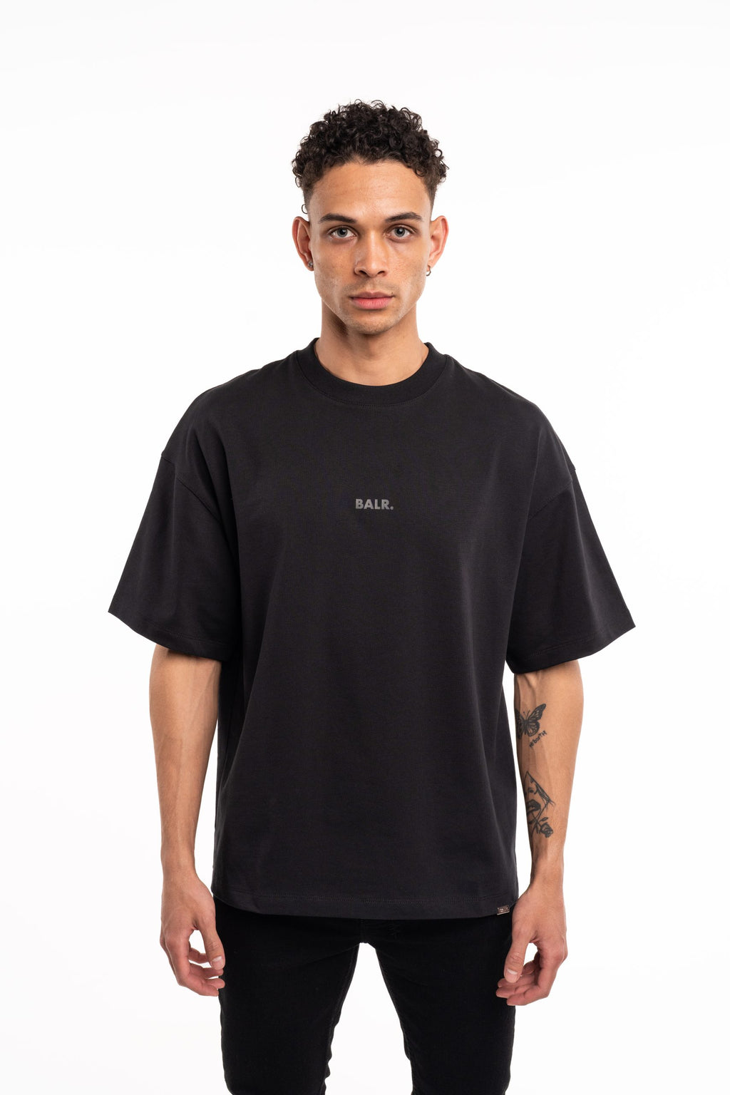 BALR Men's GOTL Crest Box T Shirt | B1112.1344-Jet Black