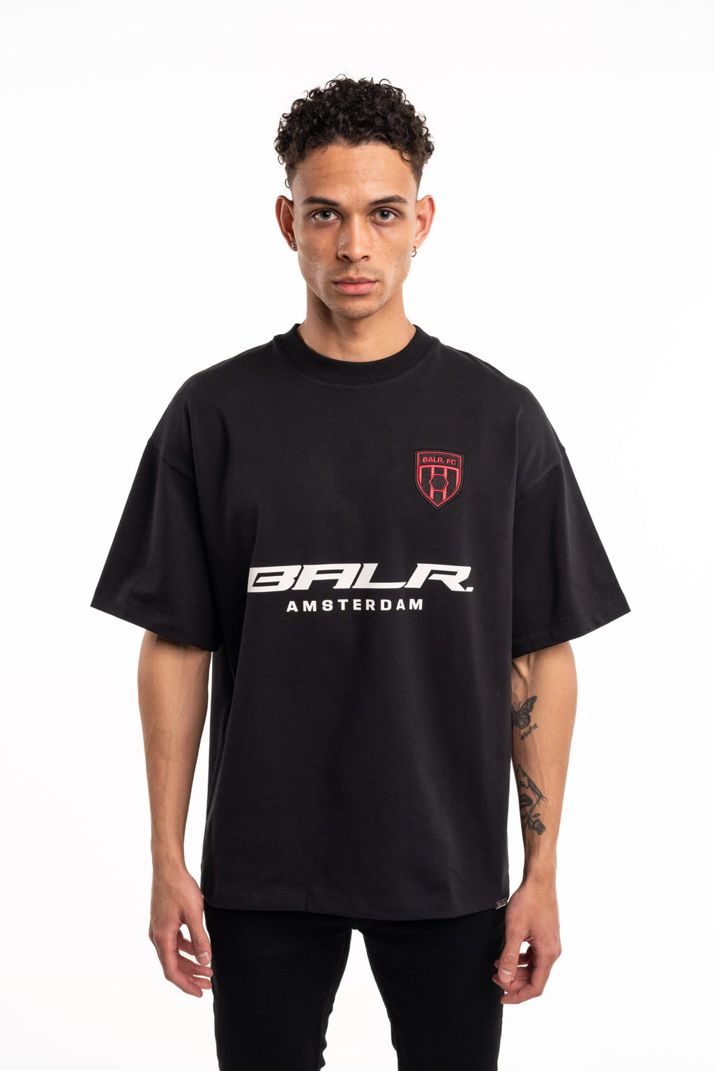 BALR Men's Kareem Box T Shirt | B1112.1323-Jet Black