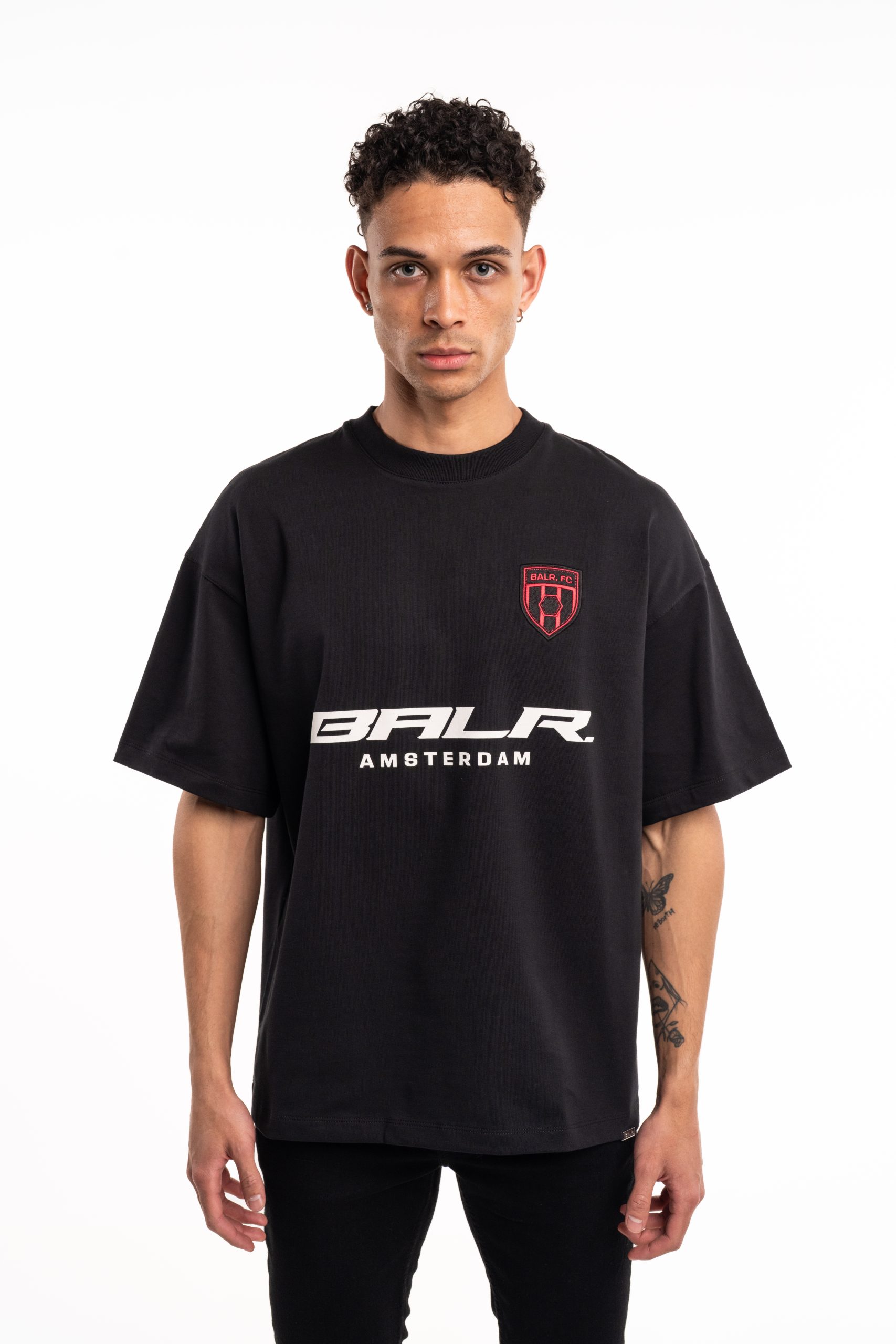 BALR Men's Kareem Box T Shirt | B1112.1323-Jet Black