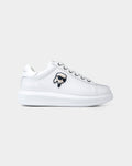 (Core) Karl Lagerfeld Ladies Kapri NFT Lo Lace White Lthr/ Mono KL62530N 01W