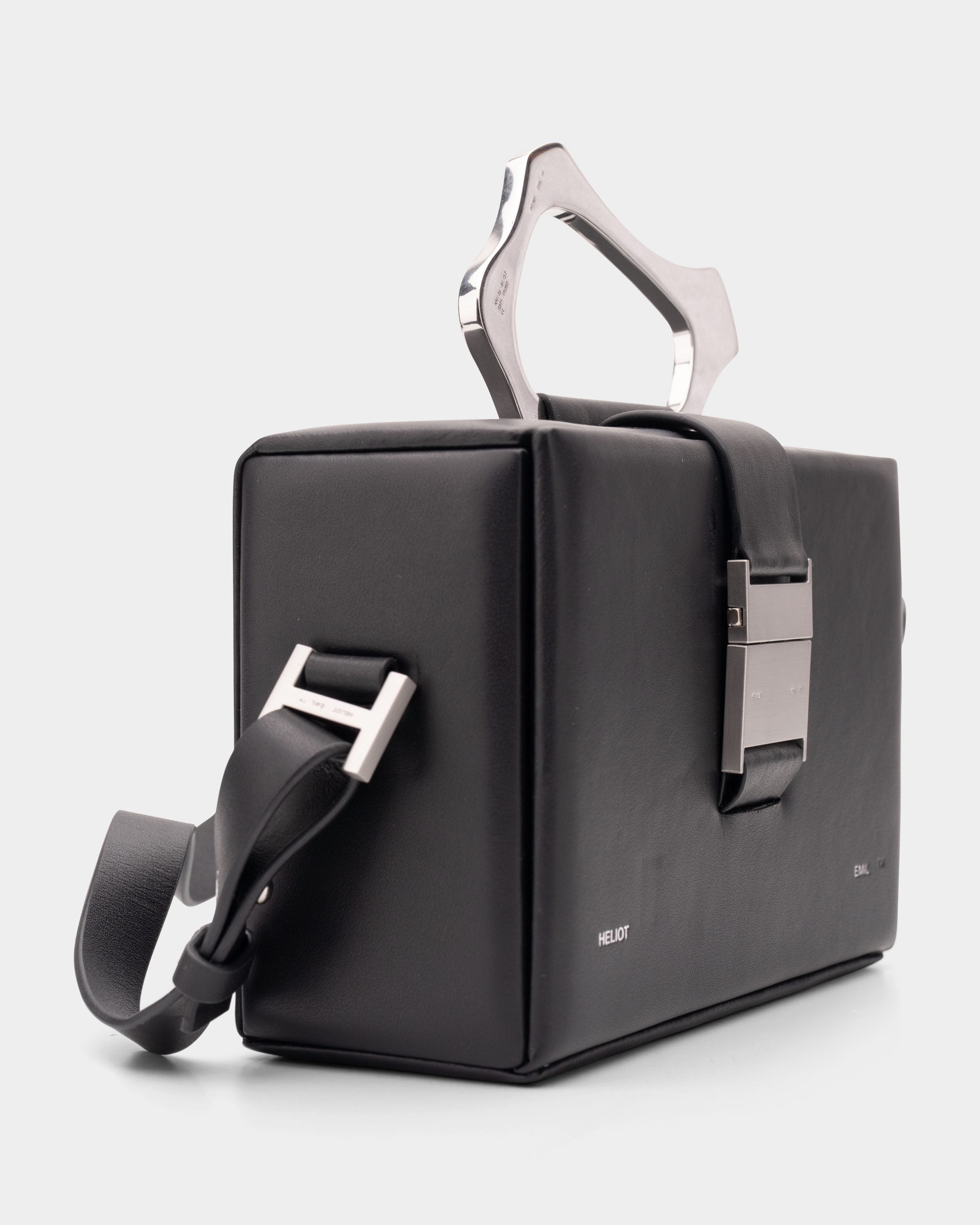 Heliot Emil Men's Solely Box Bag 15041 BLK01