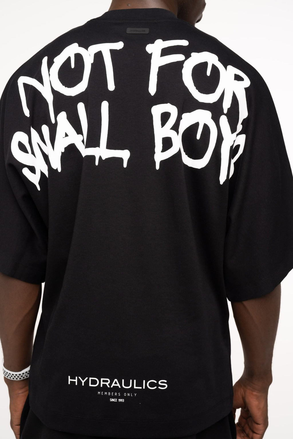 Hydraulics Men's Not For Small Boys Super Oversized T Shirt Black |