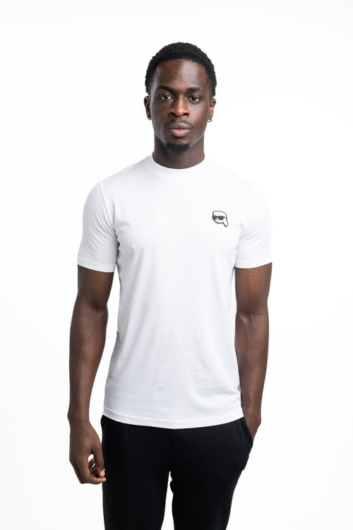 (Core) Karl Lagerfeld Men's T Shirt Crewneck White | 755710500224-10