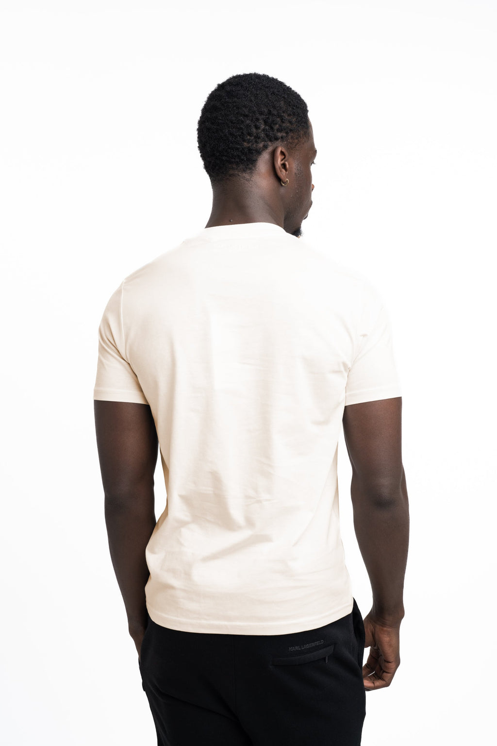 Karl Lagerfeld Men's T Shirt Crewneck Champagne | 7550765612-80