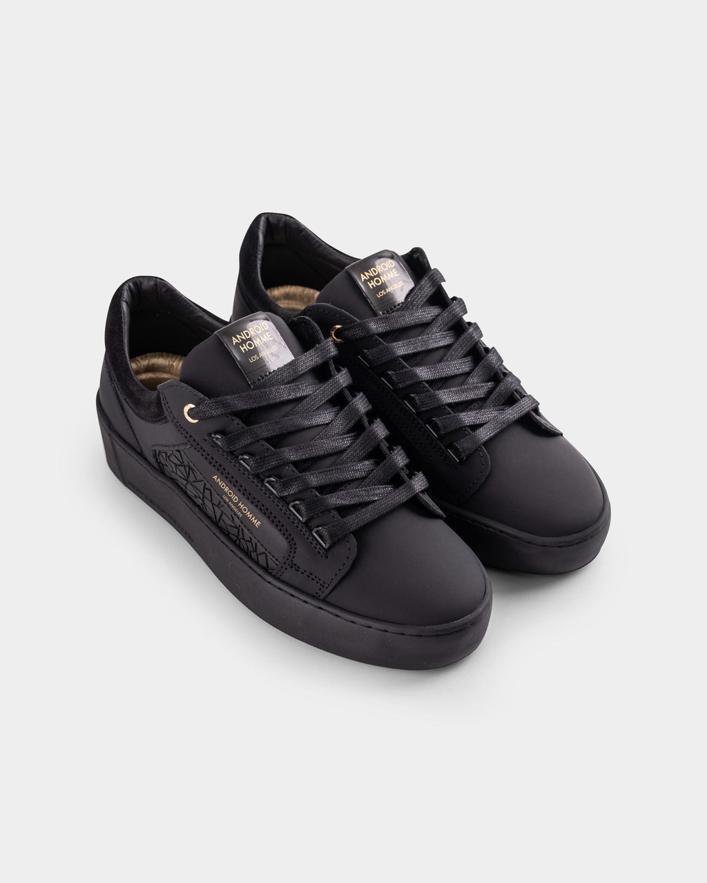 Android Homme Man Sneaker Venice Core Black Rubber Mosaic | AHP203-01