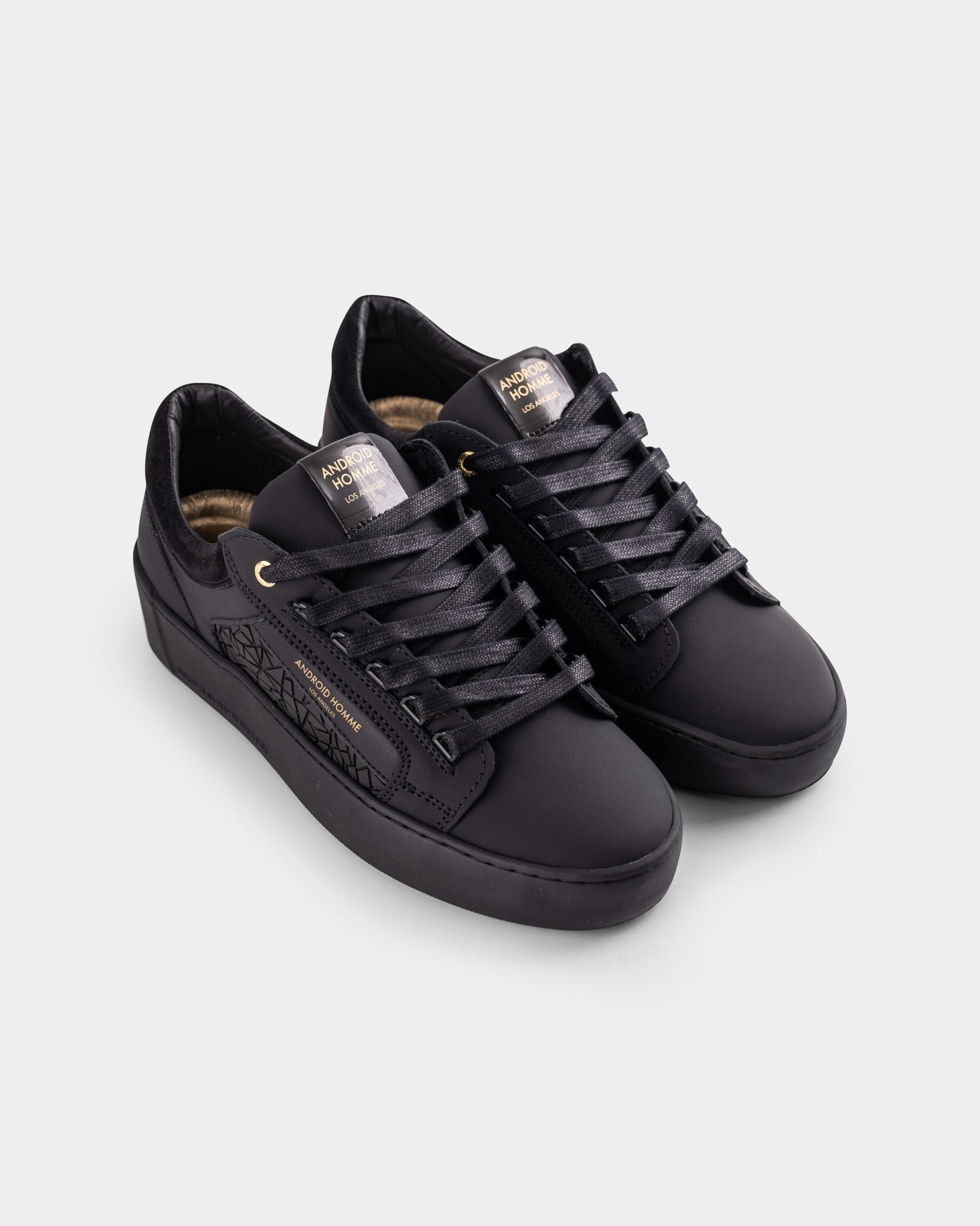 Android Homme Man Sneaker Venice Core Black Rubber Mosaic | AHP203-01
