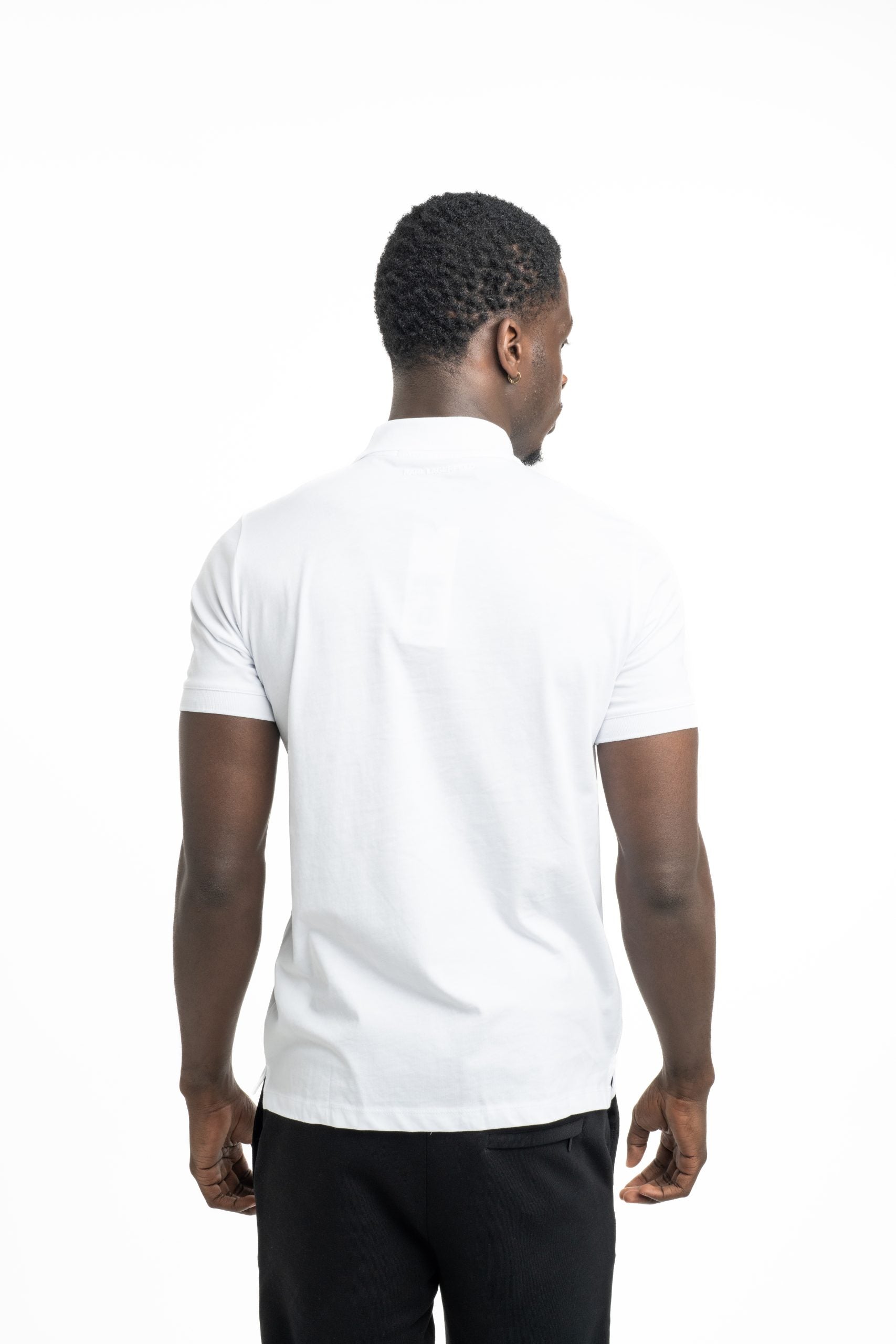 (Core) Karl Lagerfeld Men's Polo White | 745710500224-10