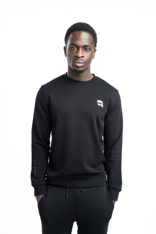(Core) Karl Lagerfeld Men's Sweat Crewneck Black | 705710500900-990