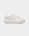 (Core) Karl Lagerfeld Men's Kapri NFT Relief Lo Lace White Lthr/Mono | KL52570N-01W