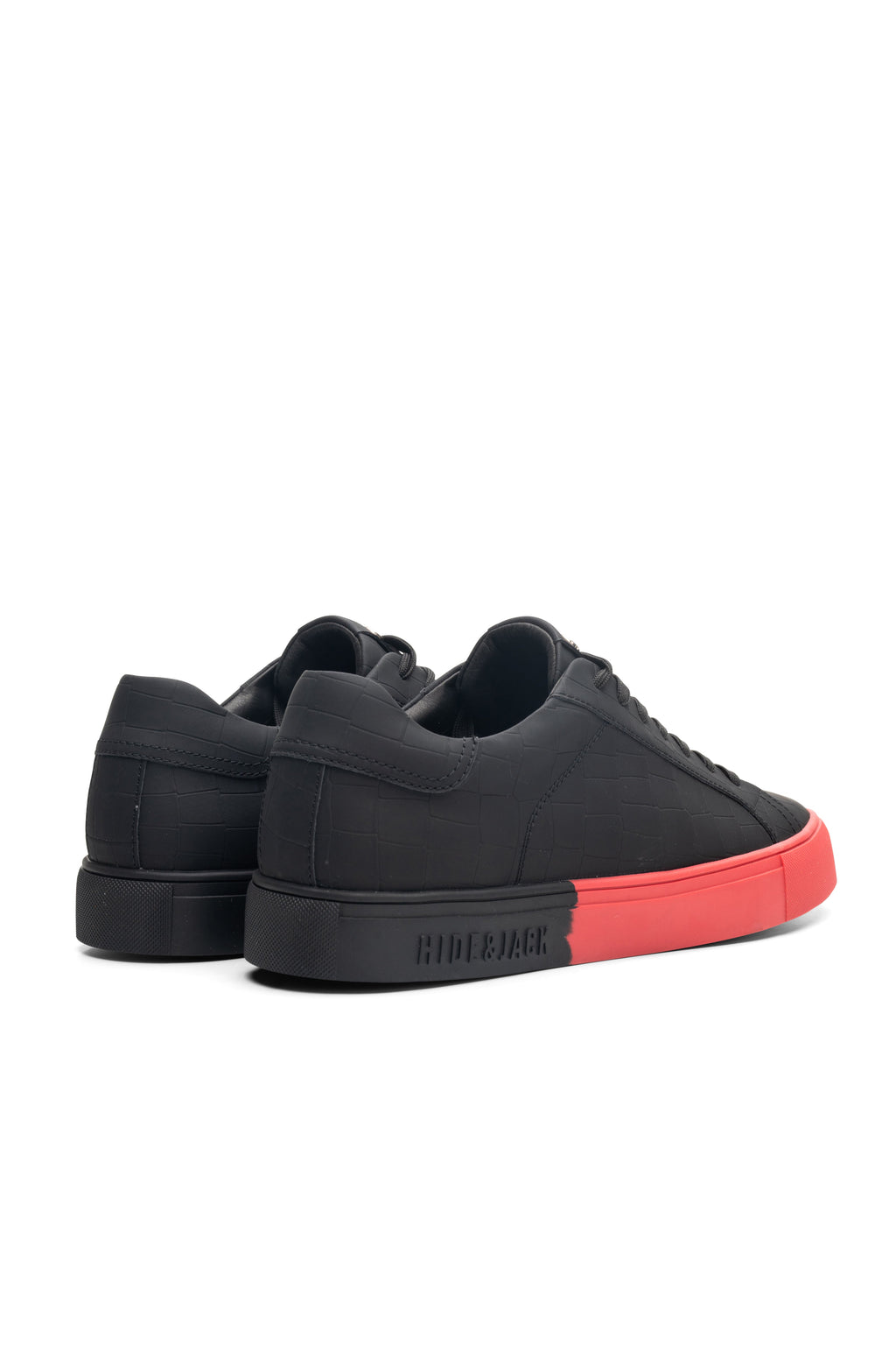 Hide & Jack Men's Low Top Sneaker Essence Idro Nubuck | EIBKL-BLKB-R