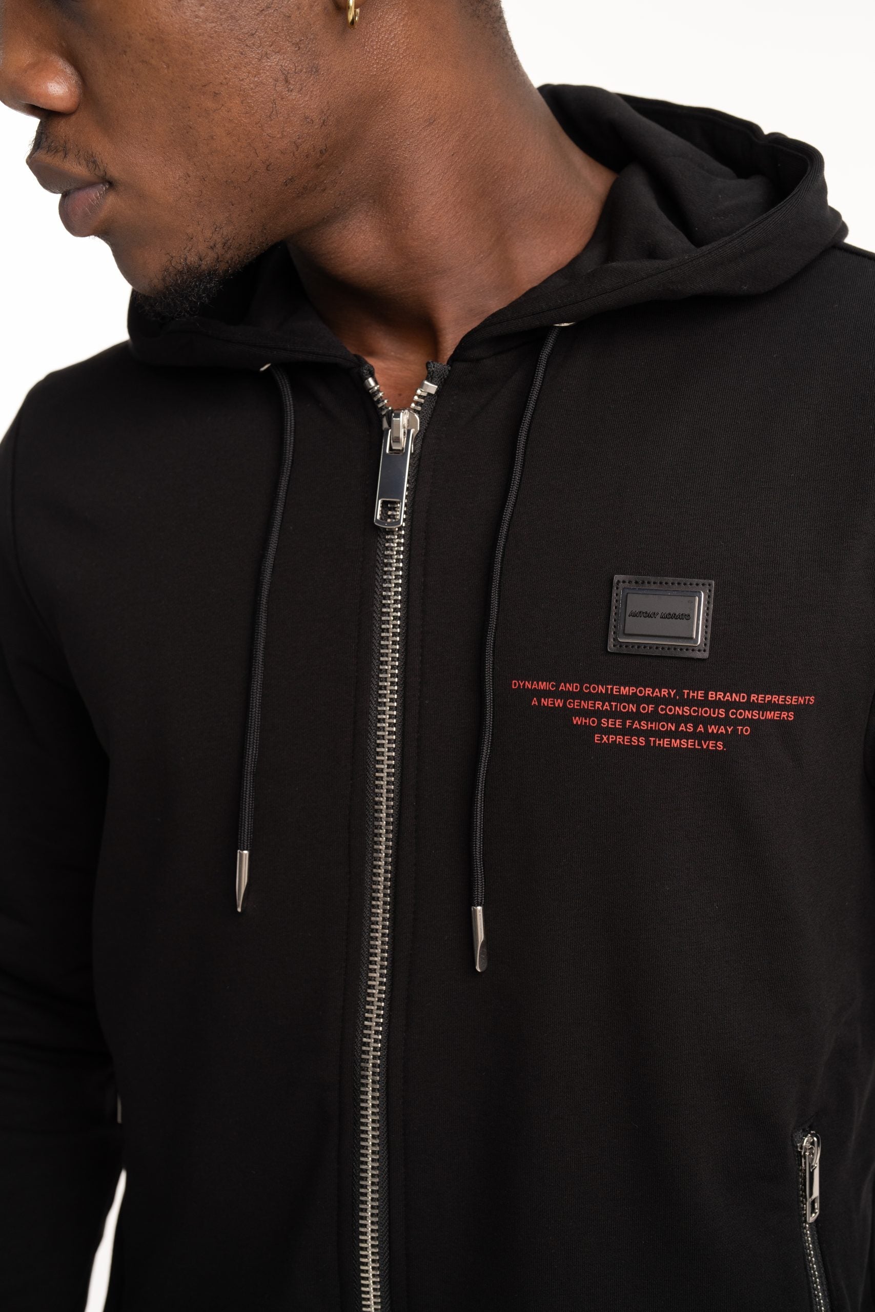 Antony Morato Hoodie Regular Fit Red Tag | Mmfl01113-Fa150222-9000